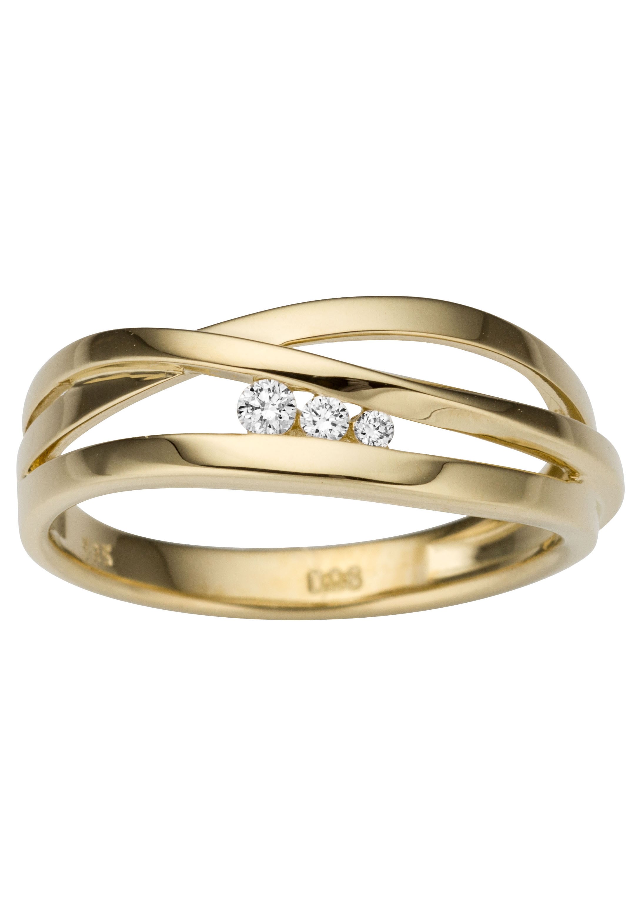 Firetti Goldring »Schmuck Geschenk Gold 585 El...