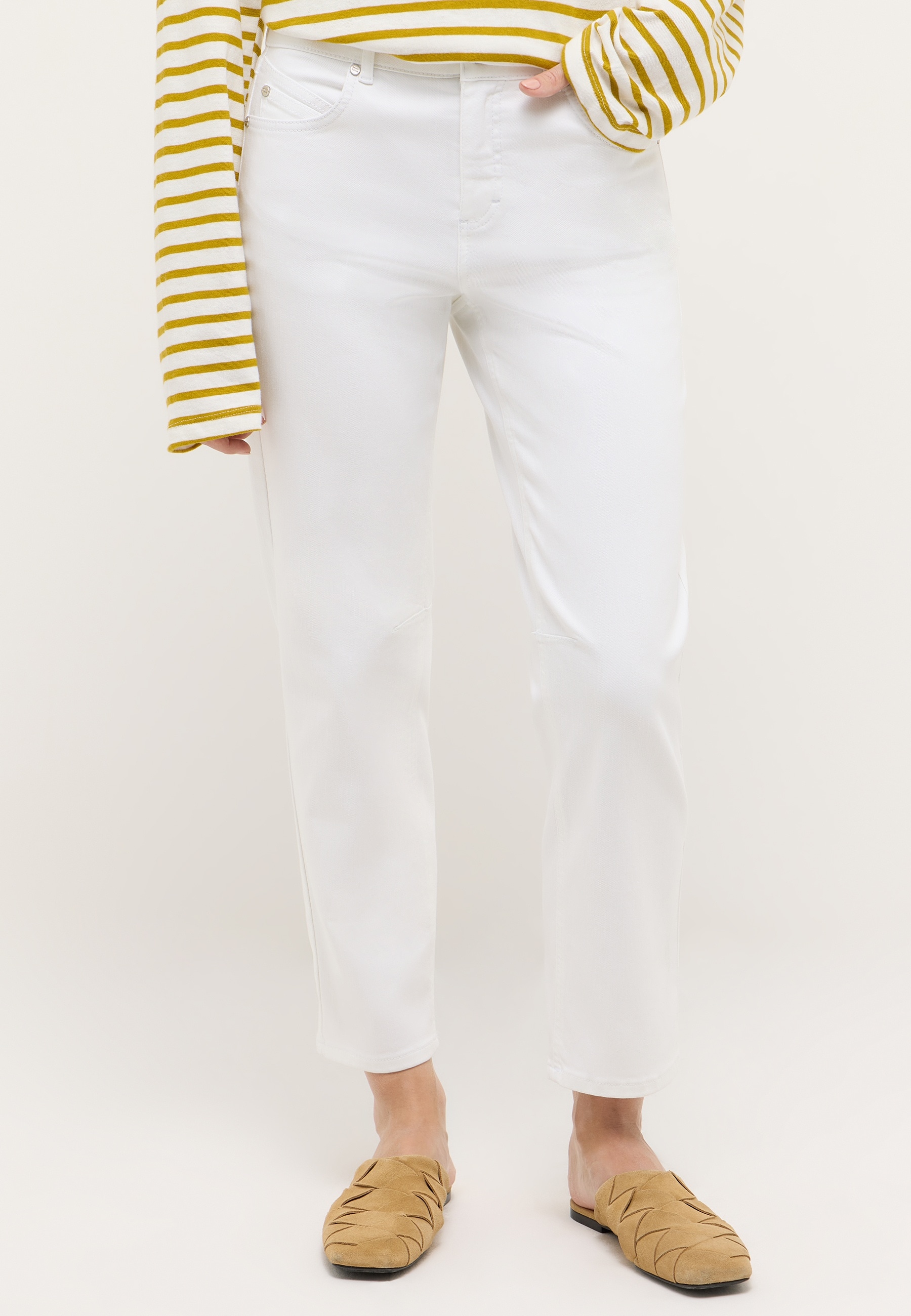ANGELS 7/8-Jeans "EVY" 7/8-lange Schnittform, lockere Passform, aus Baumwollmischung