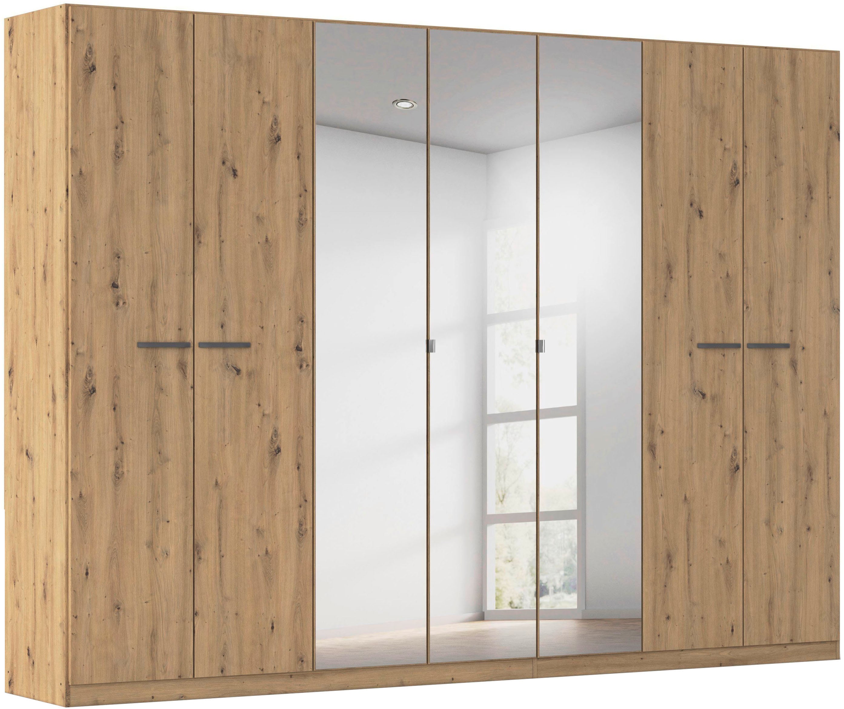OTTO home Kleiderschrank "Mehrzweckschrank Aktenschrank Möbel Mietswohnung Schlafzimmer OTELI" erhältlich in Breiten 91-360 cm, ab Breite 136cm inkl. Innenschubladen, mit zusätzlichen Einlegeböden, optional mit Spiegel MADE IN GERMANY
