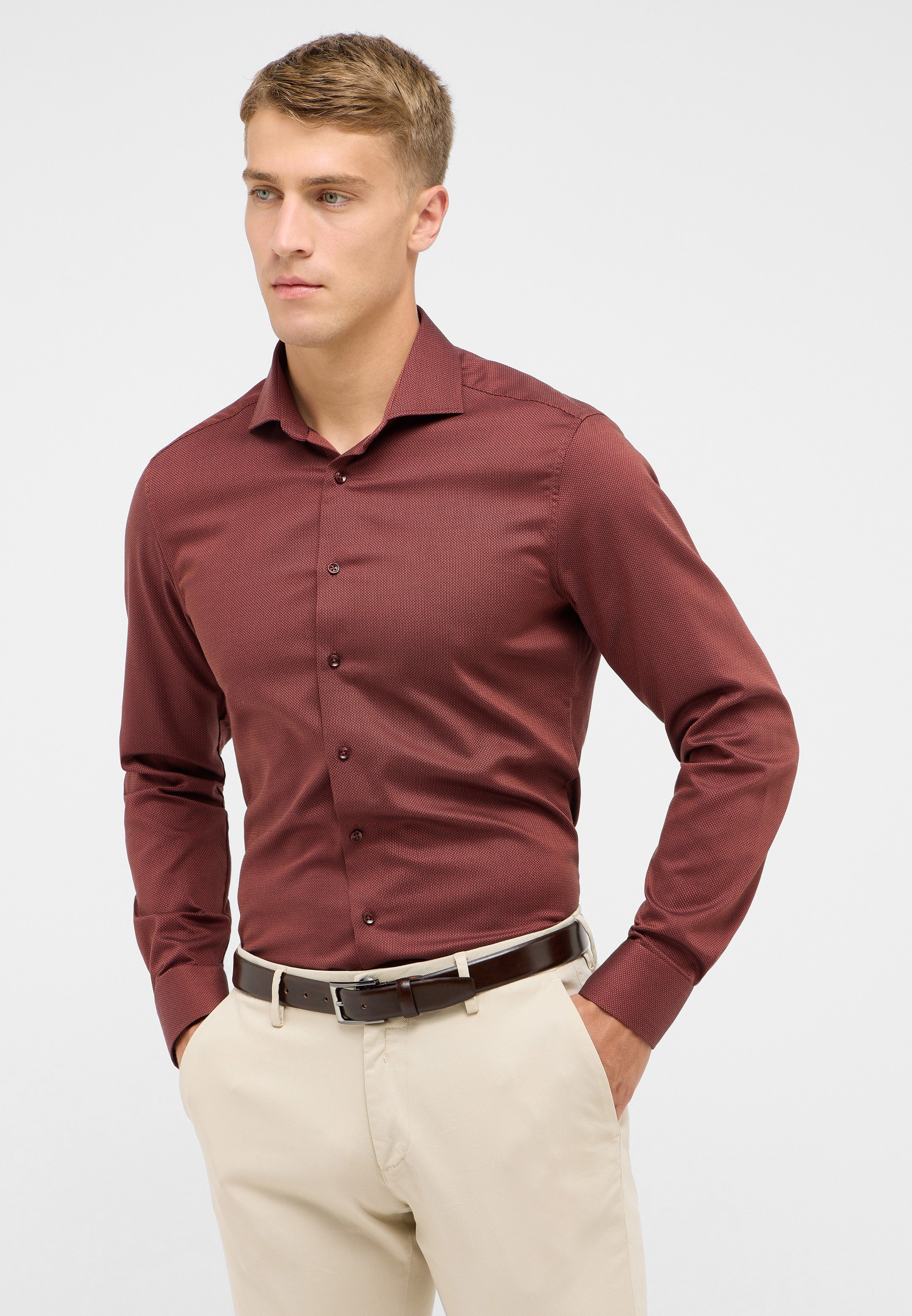 Eterna Langarmhemd "SLIM FIT", NON IRON (bügelfrei) günstig online kaufen