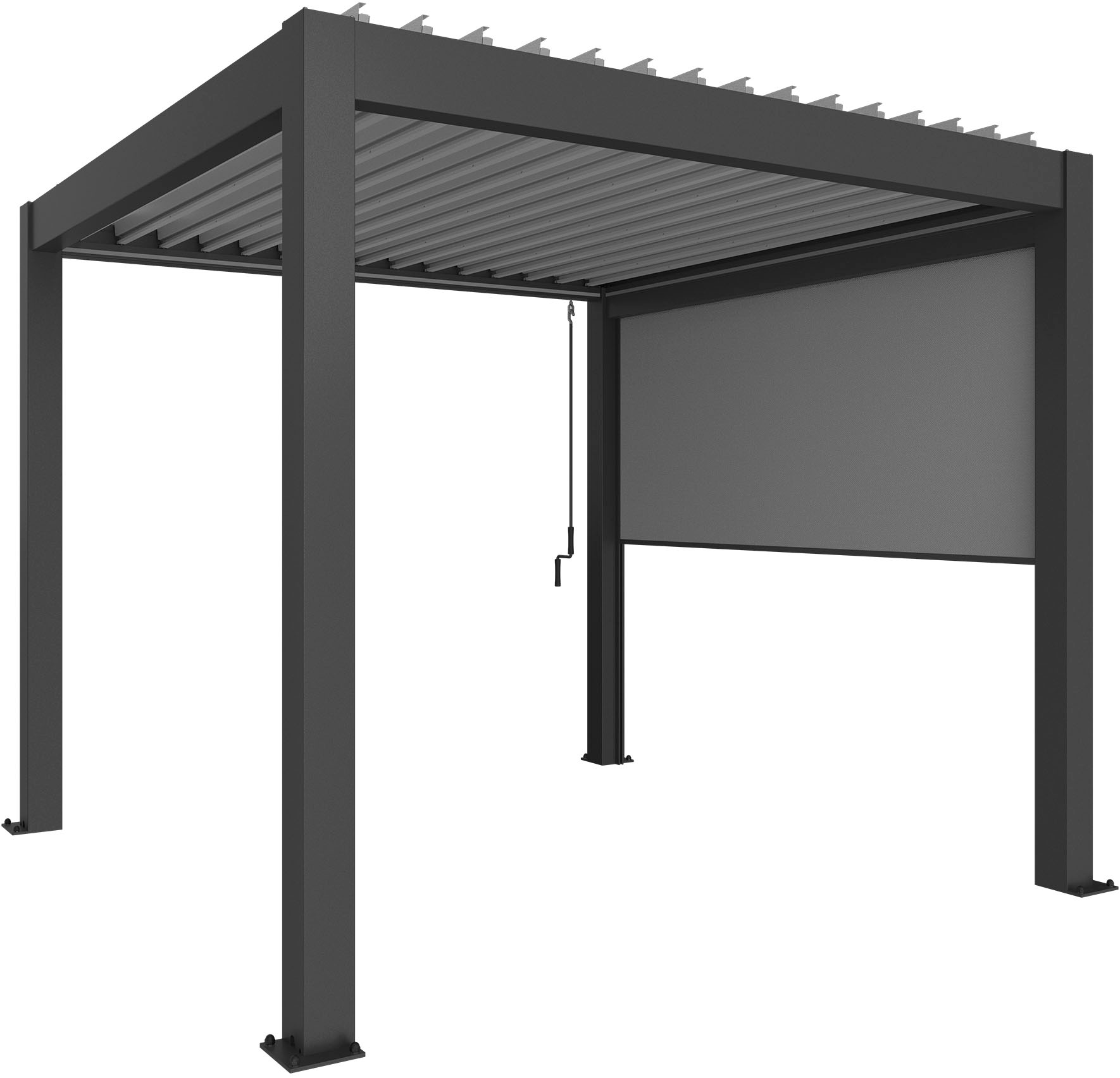 Biohort Pergola »3 x 3«, stilvoller Schattenspender für mehr Komfort im Freien