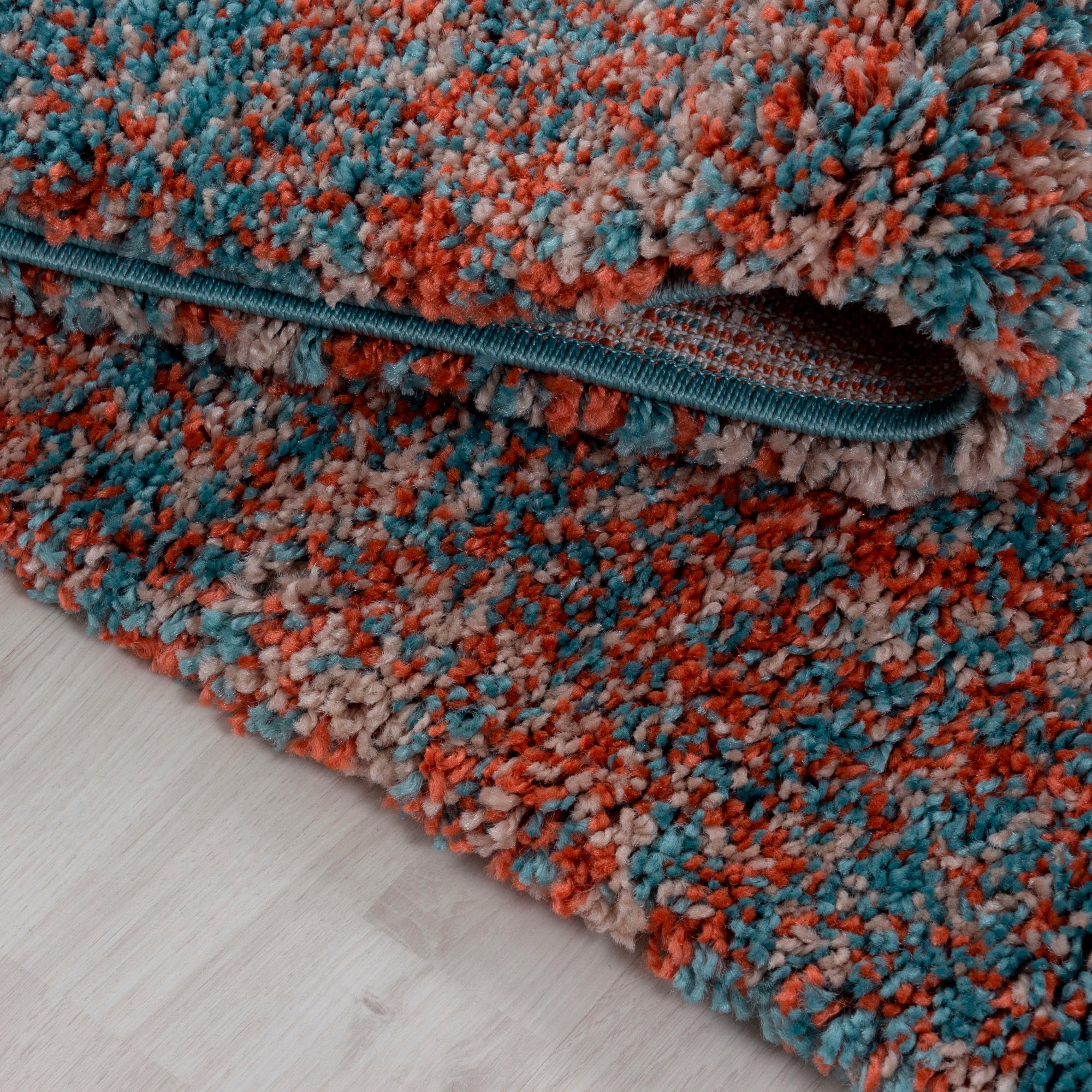 Ayyildiz Teppiche Hochflor-Teppich »Enjoy Shaggy«, rund, 50 mm Höhe, melierter Langflor, Wohnzimmer