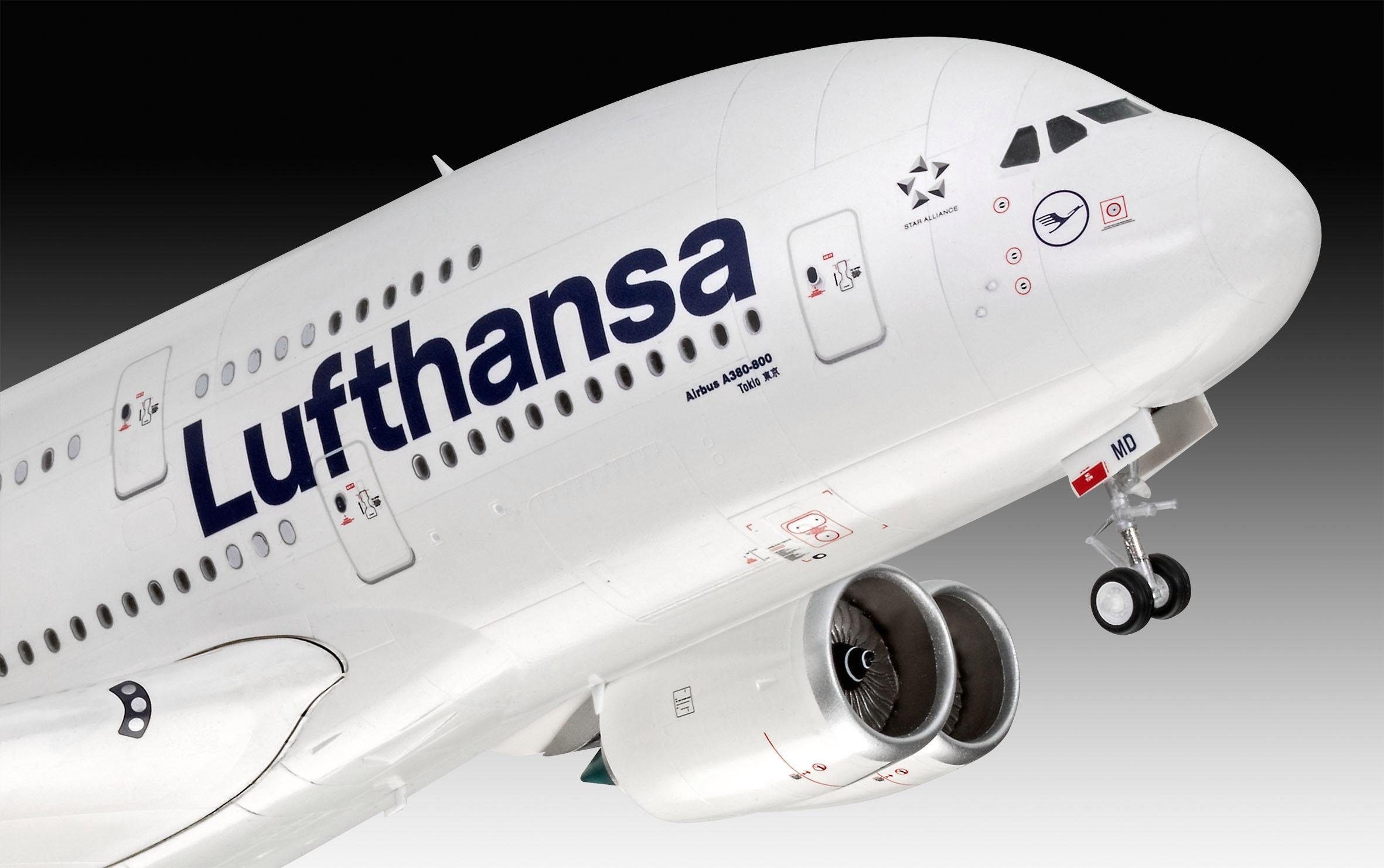 Revell® Modellbausatz »Airbus A380-800 Lufthansa - New Livery«, 1:144, Made in Europe