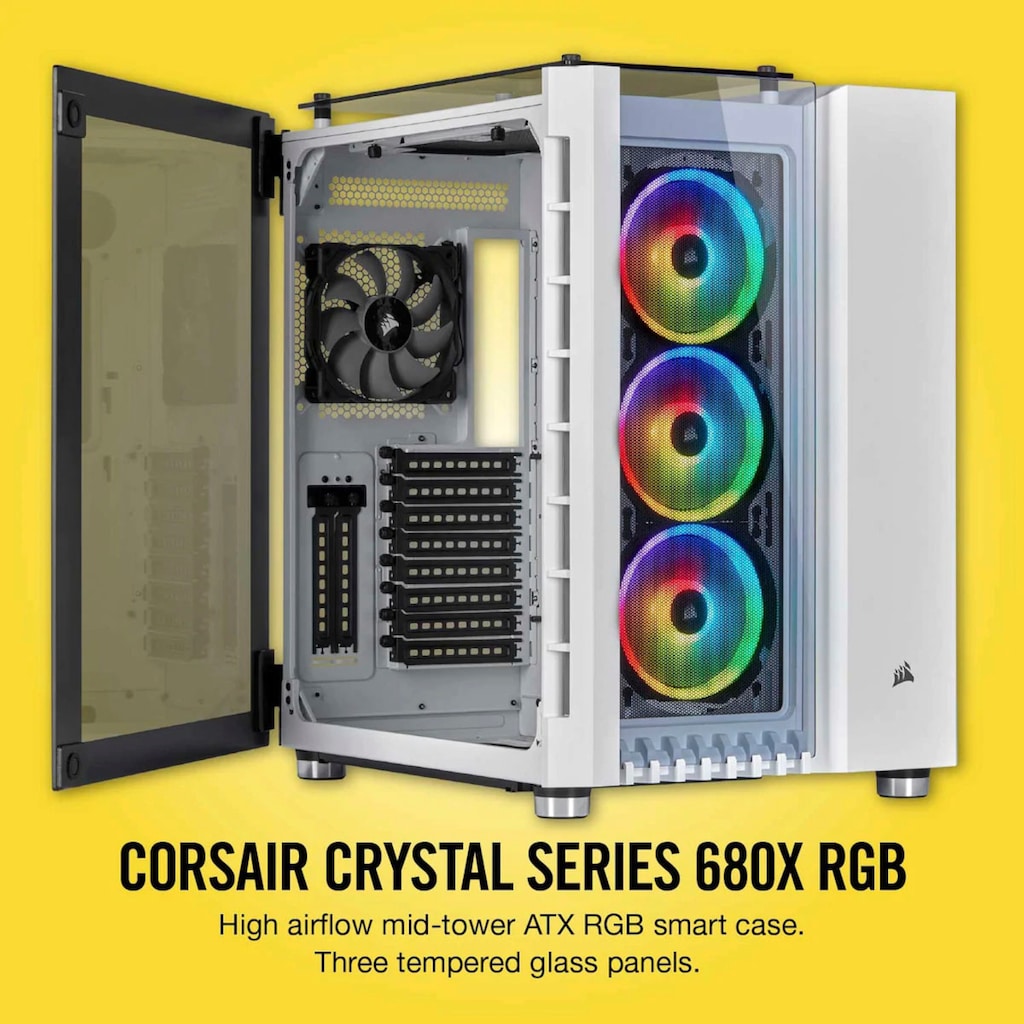 Corsair PC-Gehäuse »680X RGB Midi Tower«