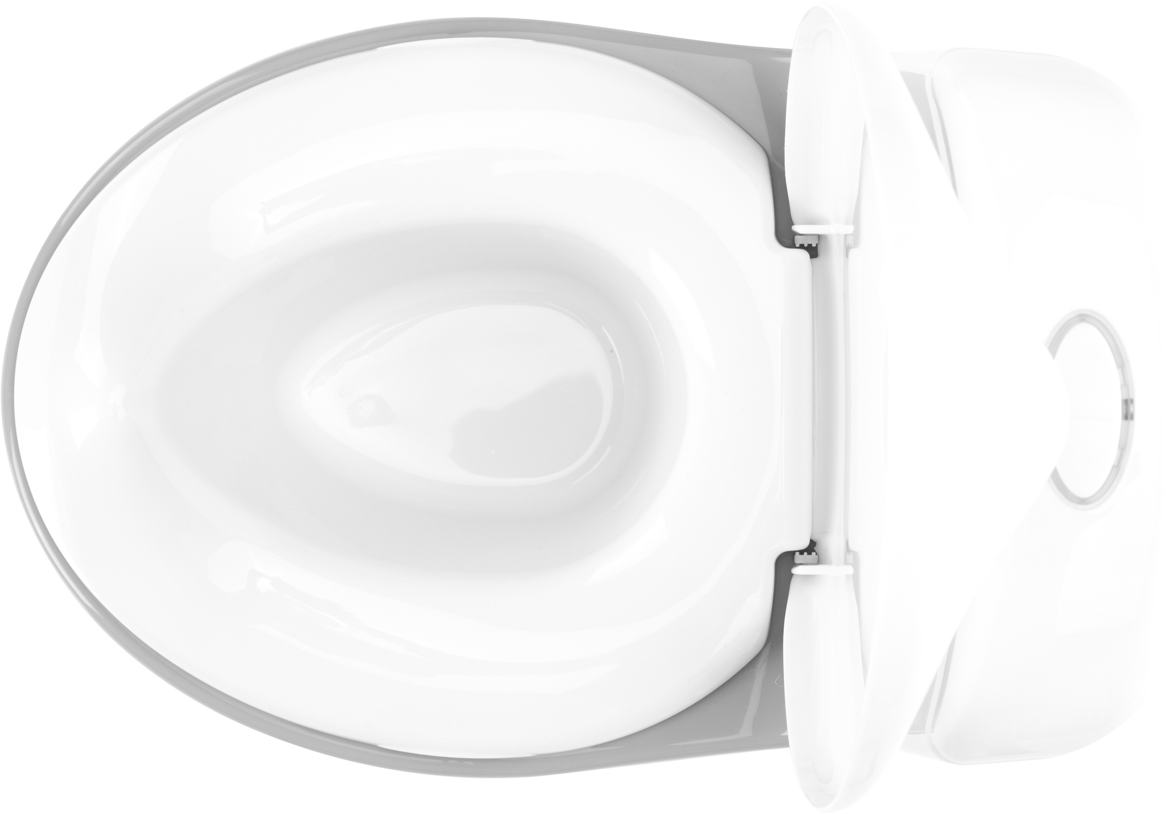 Fillikid Töpfchen »Mini Toilette, weiß/grau«, inkl. Sound- und Lichteffekte