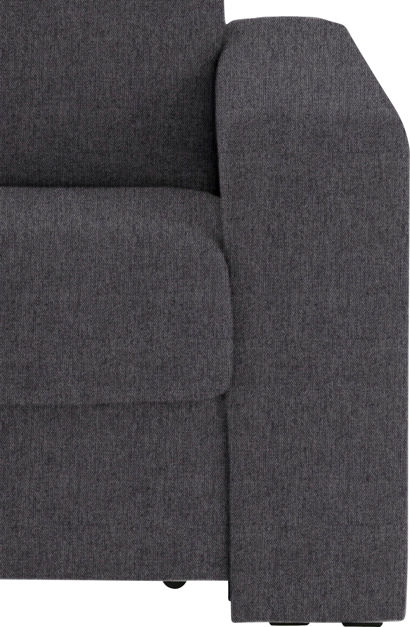 Home affaire Ecksofa Roma "L" Dauerschlaffunktion, mit Unterfederung, Matratzenhöhe 14cm, Liegemaße ca 163x198 cm, L-Form