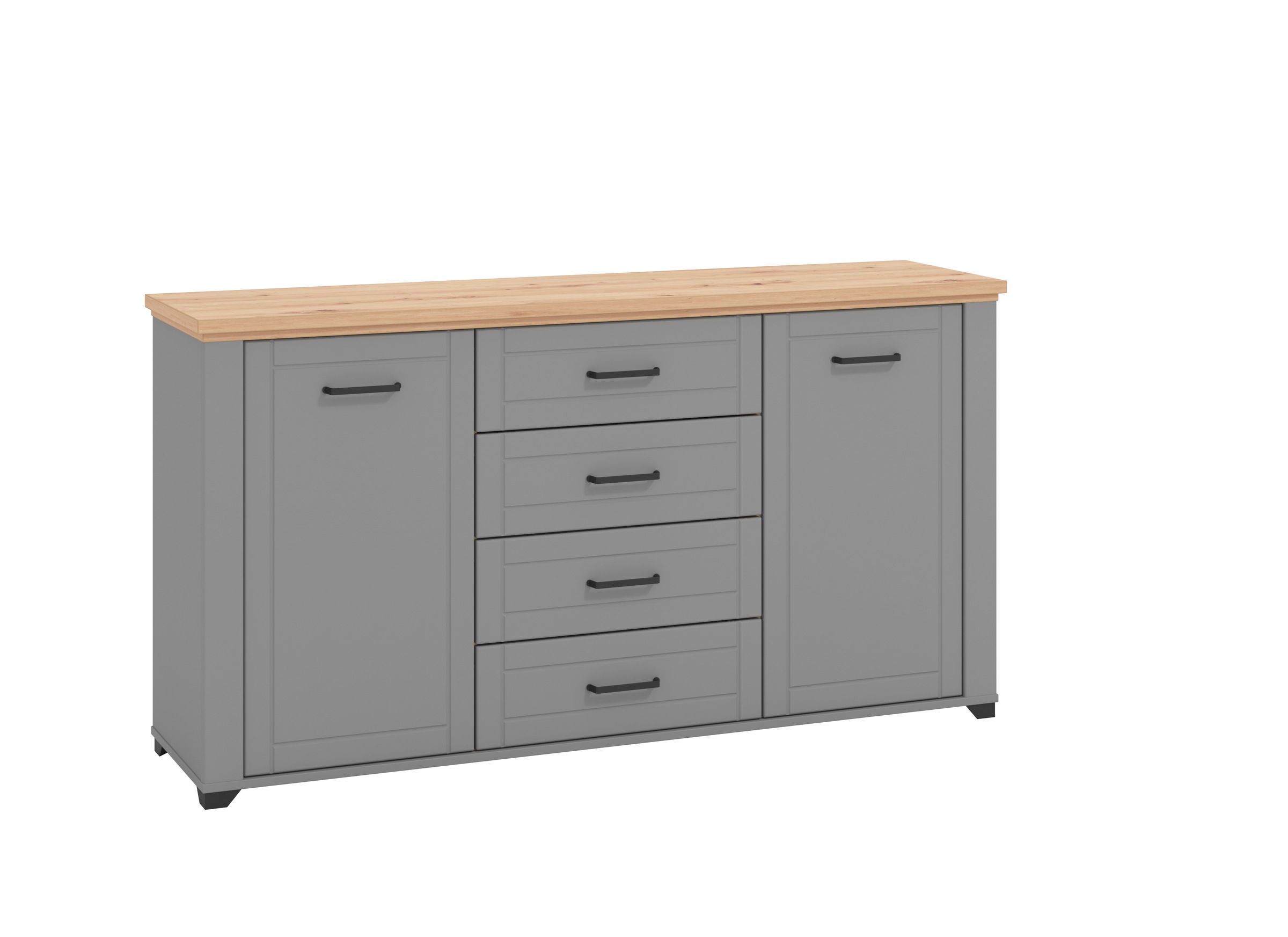 Home affaire Kommode "Valencia Sideboard, B/T/H 161/41/85,5 cm" günstig online kaufen