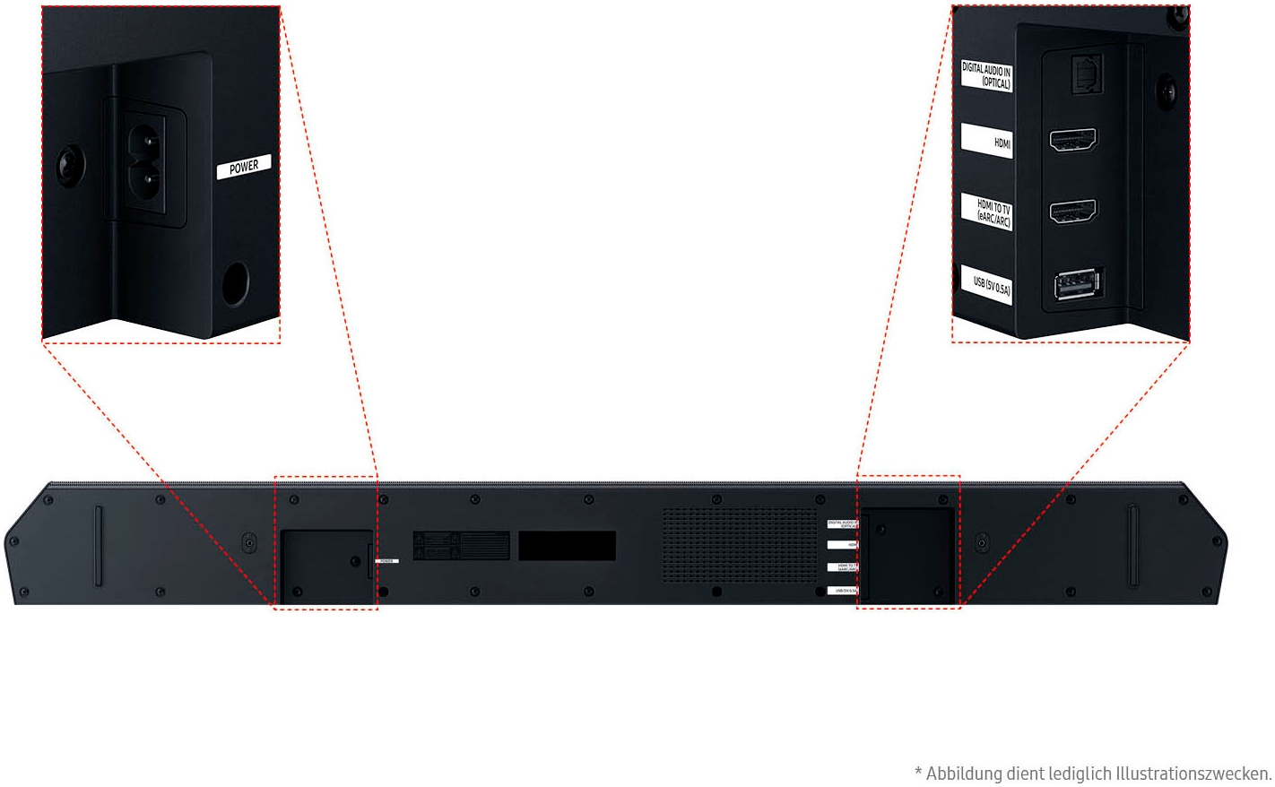 Samsung Soundbar »HW-Q610GF Q-Soundbar«, 3.1.2-Kanal Surround System, Dolby Atmos I DTS:X, Adaptive Sound