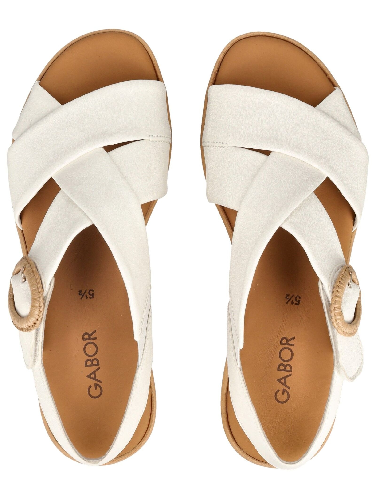 Gabor Plateausandaletten »Gabor Sandalen Glattleder«