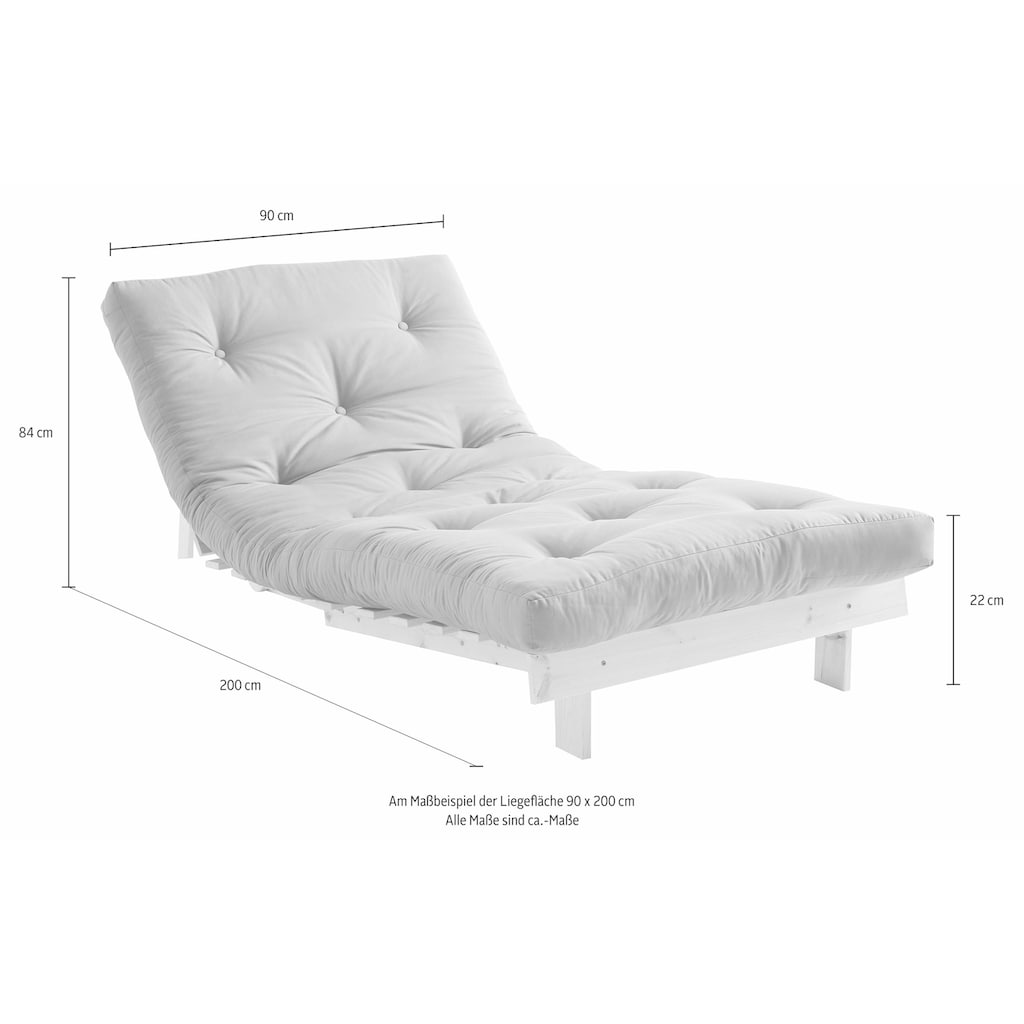 Karup Design Schlafsofa »Roots«, inkl. Futonmatratze, Liegefläche 90x200 cm