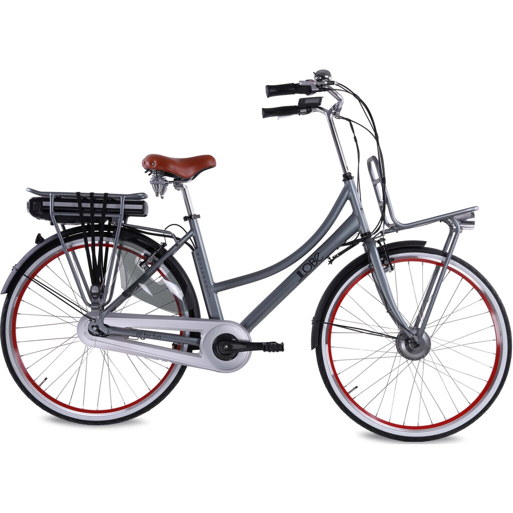 LLobe E-Bike »Rosendaal 3 Lady, 15,6Ah«, 7 Gang, Shimano, Frontmotor 250 W