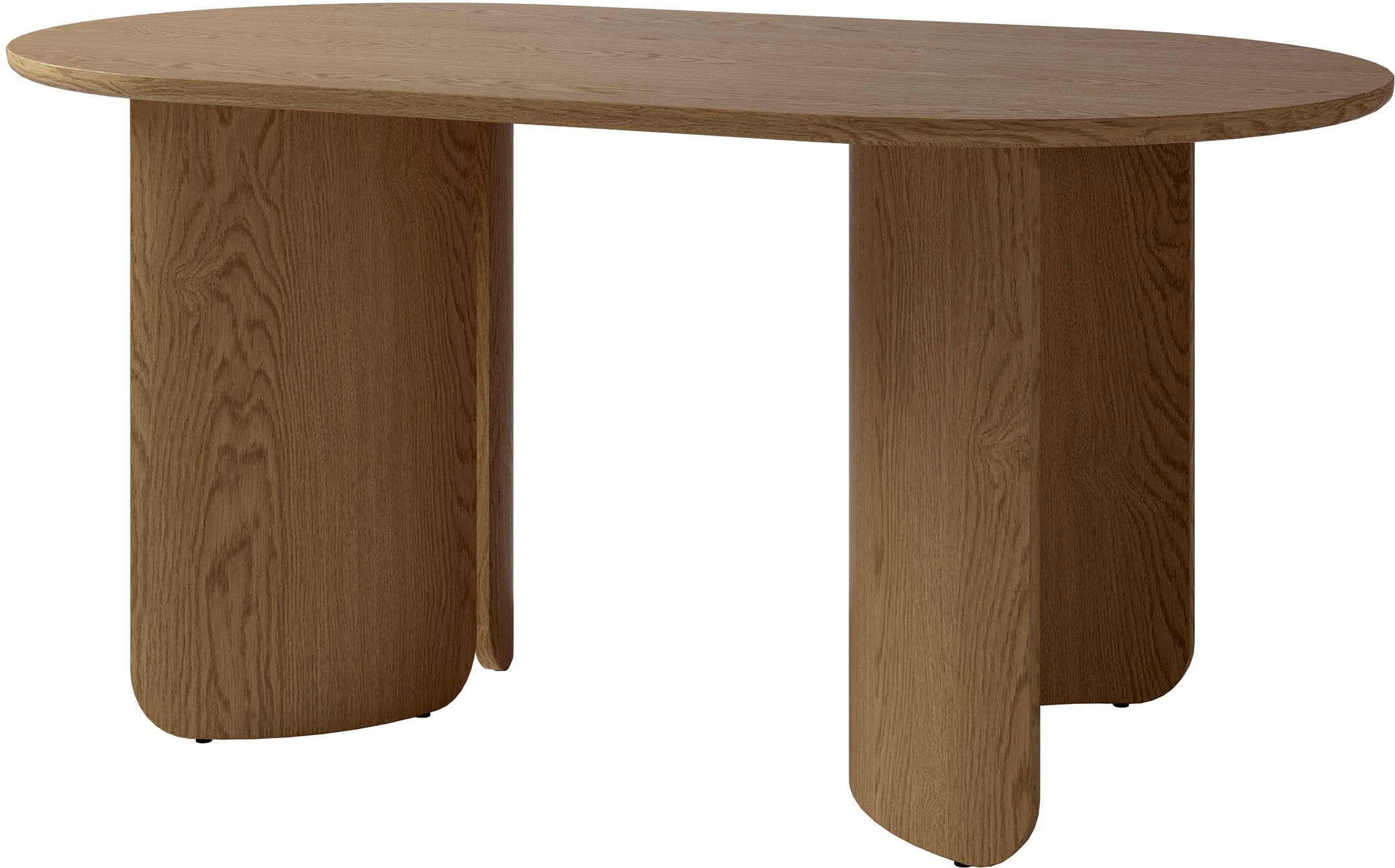 SCHÖNER WOHNEN-Kollektion Esstisch »GRIMSTAD« 1 Stk. tlg. in 160 cm oder 200 cm, mit variabel montierbarem Untergestell