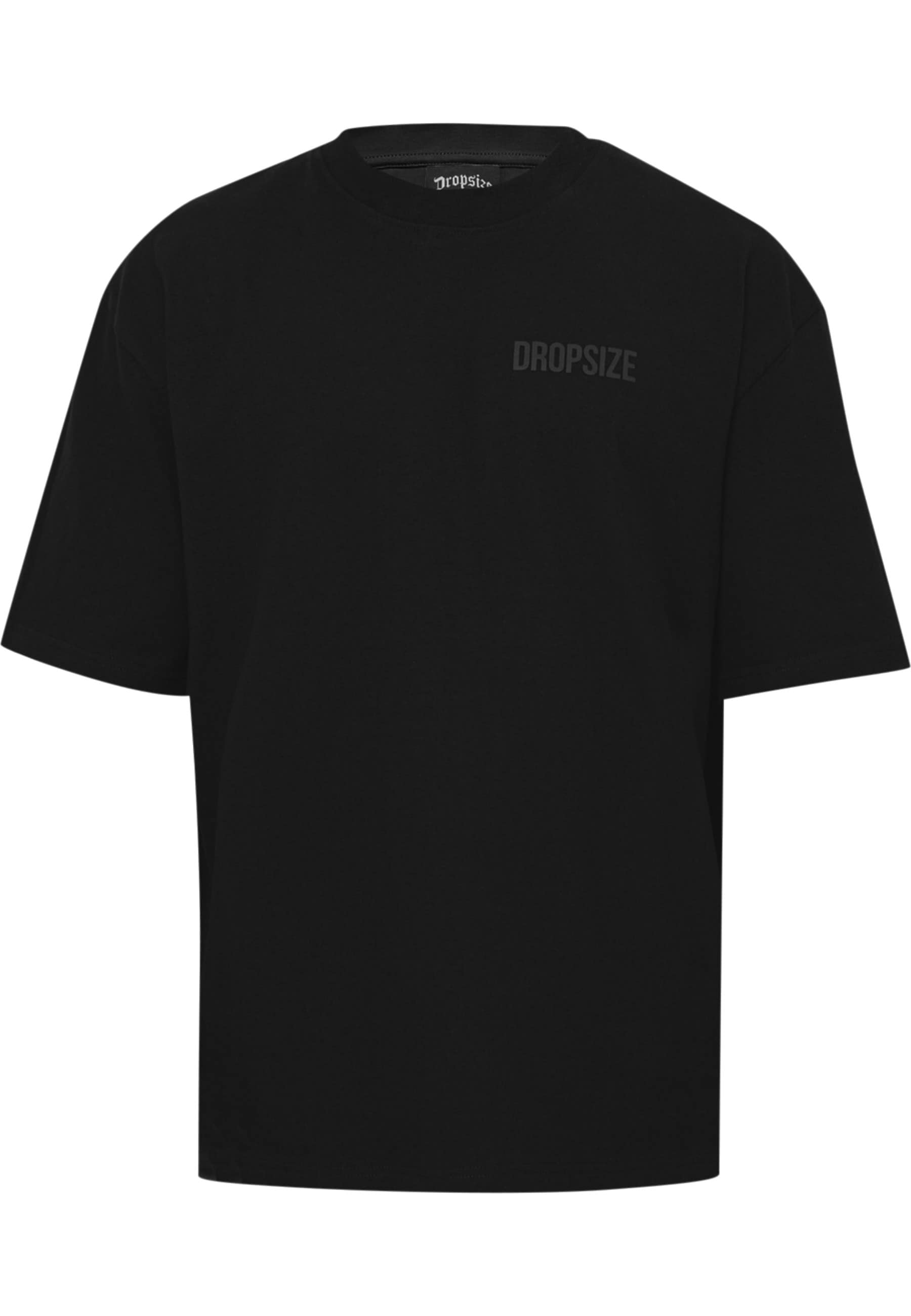 Dropsize T-Shirt "Dropsize Herren Heavy Overisze HD Print T-Shirt" 1 Stk.