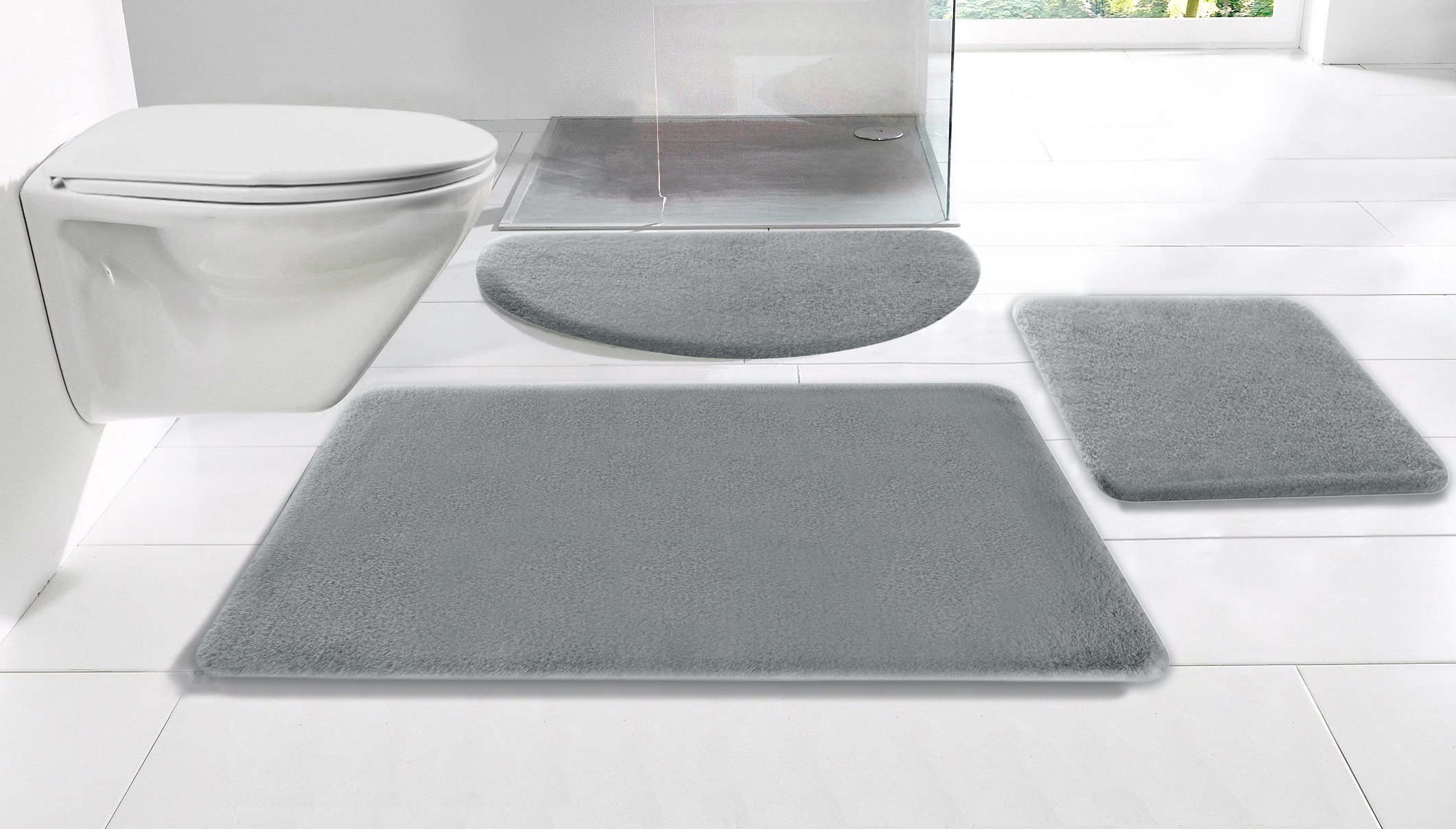 Home affaire Badematte »Valeria Kaninchenfell-Hapti...