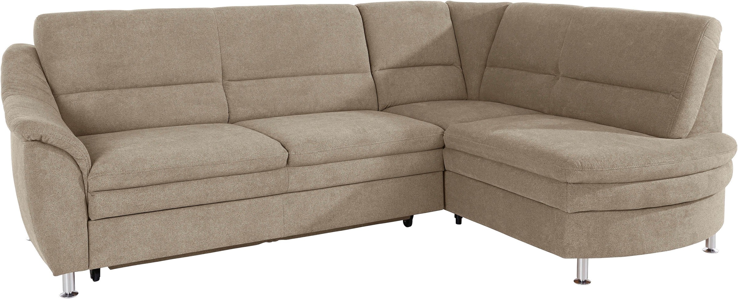 PLACES OF STYLE Ecksofa "Cardoso L-Form" Federkern, wahlweise mit Bett, Sch günstig online kaufen