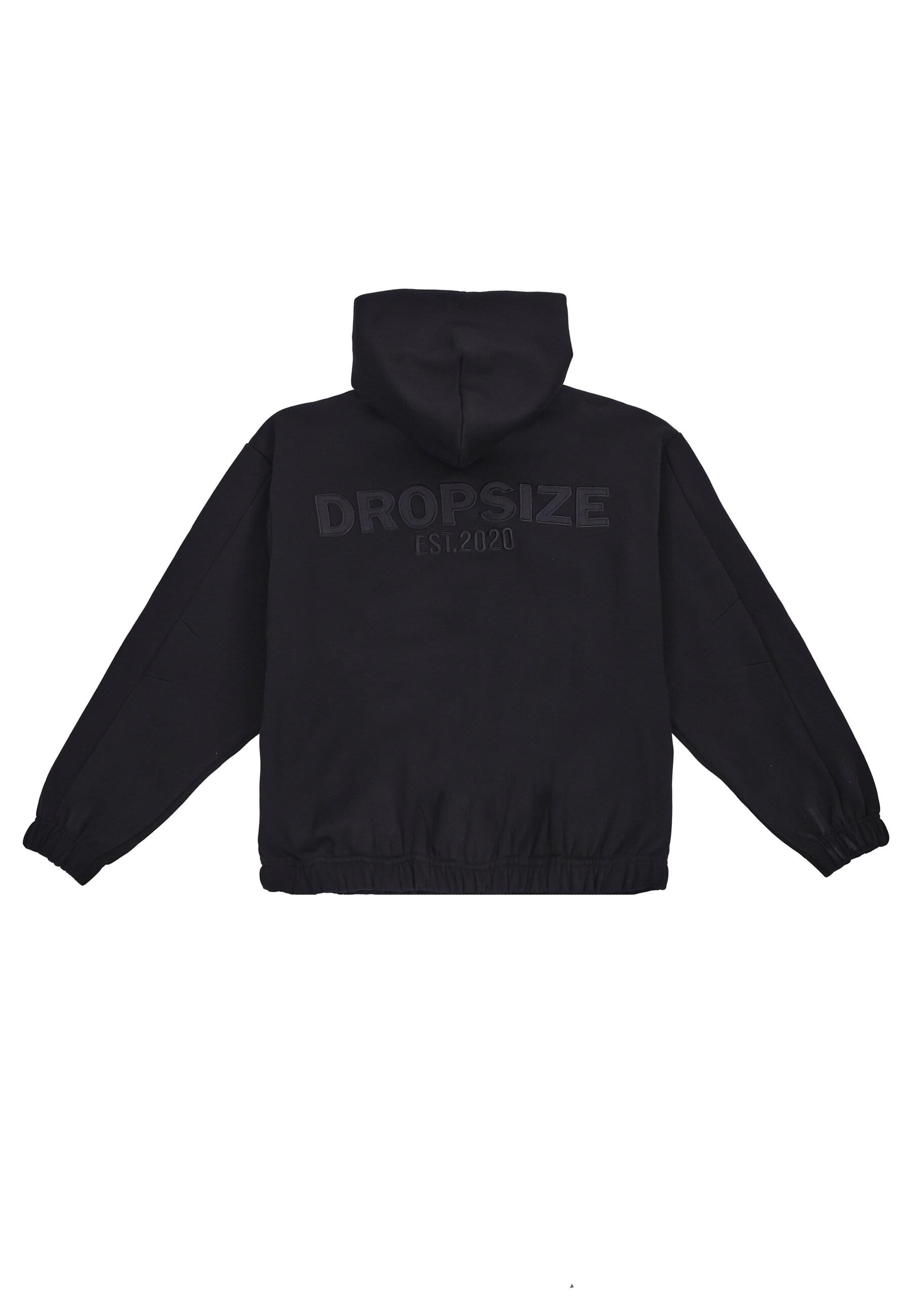 Dropsize Kapuzensweatshirt »Dropsize HEAVY OVERSIZE HD PRINT x RUBBER PATCH HOODIE«, (1 tlg.)