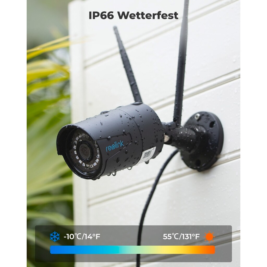 Überwachungskamera »W320-B WiFi-Outdoor«, Außenbereich