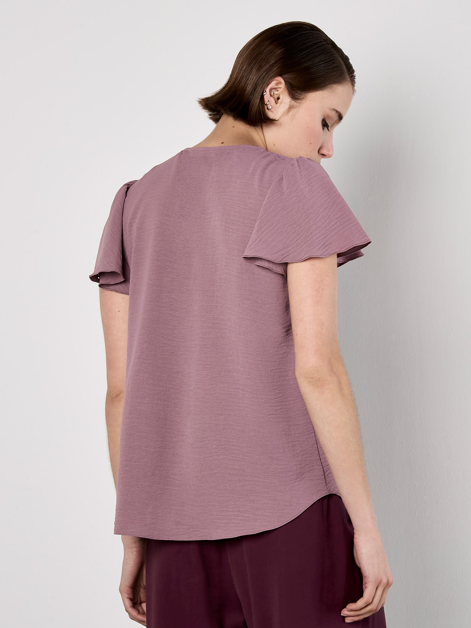 Apricot Klassische Bluse »Top« mit Rüschen und Engelsärmeln
