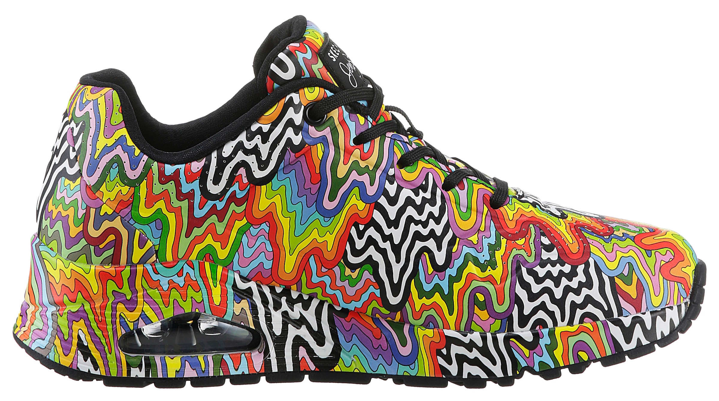 Skechers Sneaker »UNO-INFINITE DRIP JEN STARK«, Freizeitschuh, Halbschuh, Schnürschuh mit Luftkissen-Dämpfung