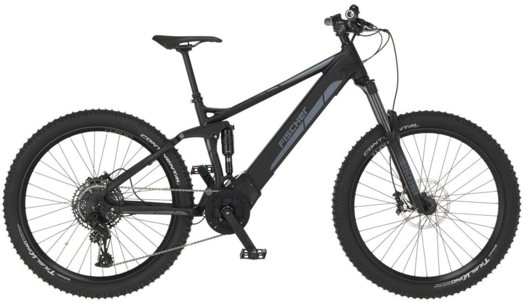 FISCHER Fahrrad E-Bike »MONTIS 6.0i Fully 504 44«, 12 Gang, SRAM, SX 11-50 Kettenschaltung, Pedelec, Elektrofahrrad für Damen u. Herren, MTB, Mountainbike