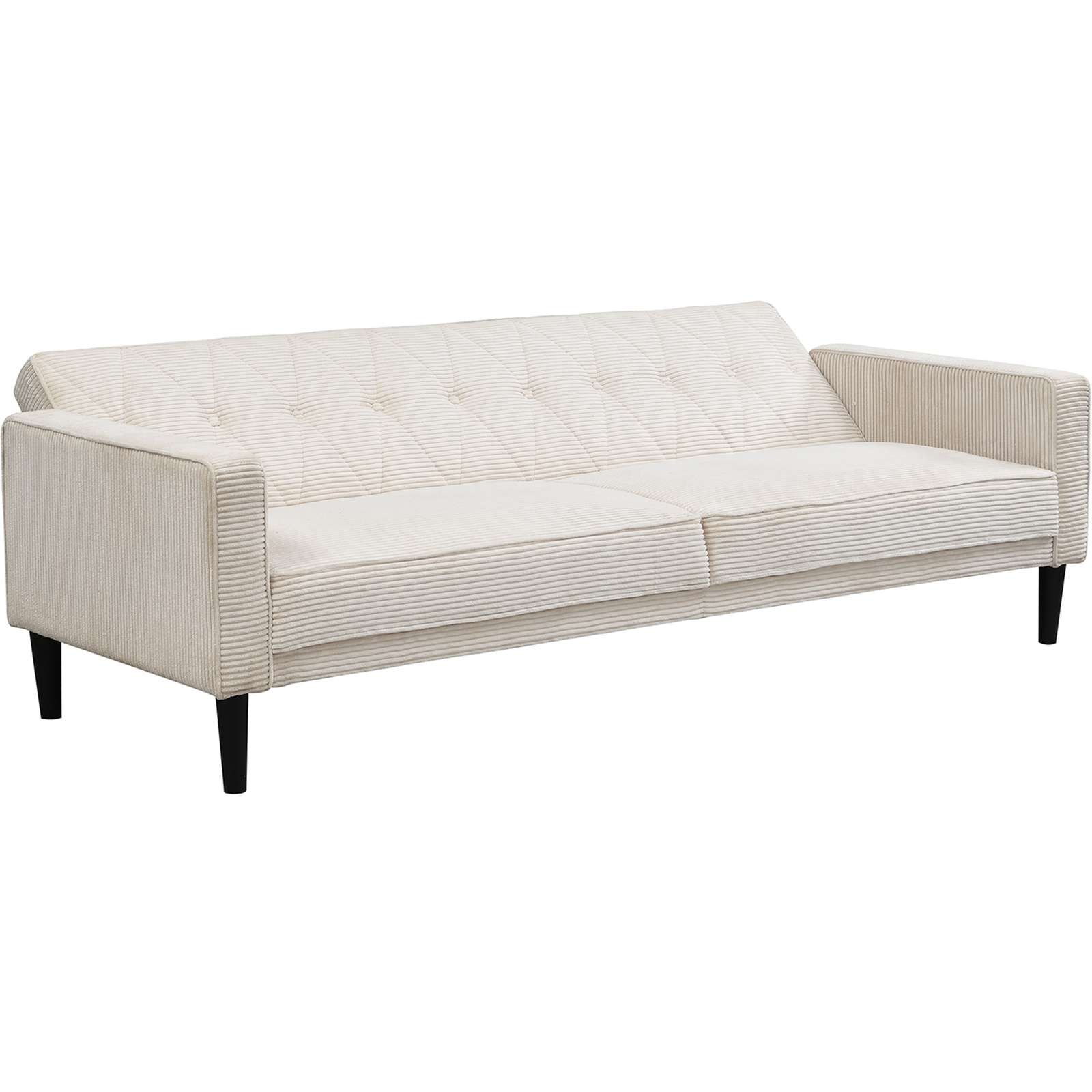 Dorel Home 3-Sitzer »Avon«, Schlafsofa 213cm, Bettfunktion (110/190cm), trendiger Cord o. Webstoff