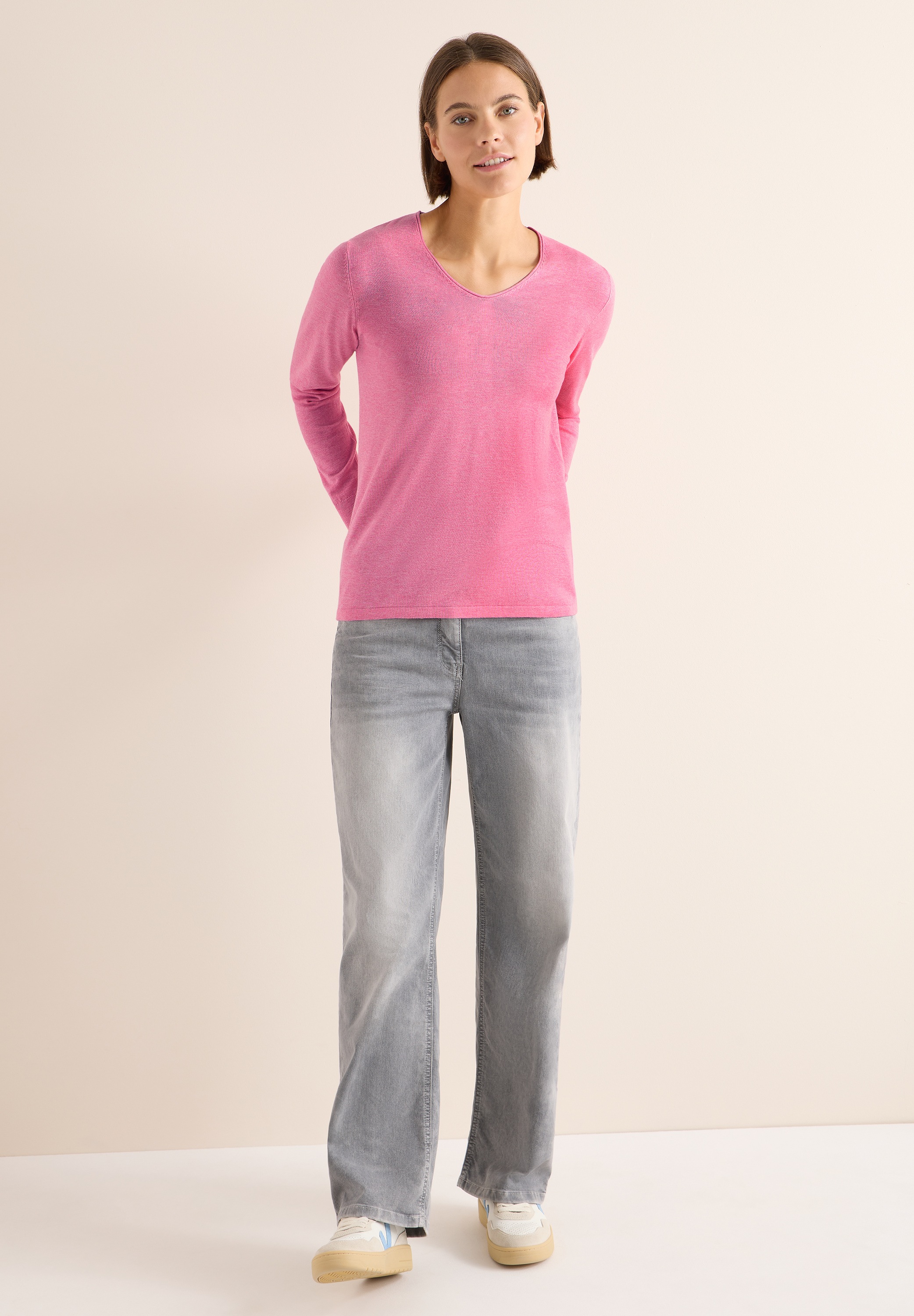Cecil Strickpullover, im soften Baumwoll-Mix