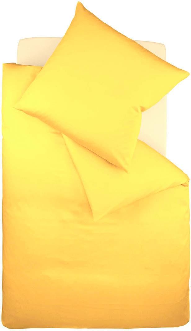 fleuresse Bettwäsche "Colours in 135x200, 155x220 oder 200x200 cm" 2 Stk. Bettwäsche aus 100% Baumwolle, uni, mit Reißverschluss