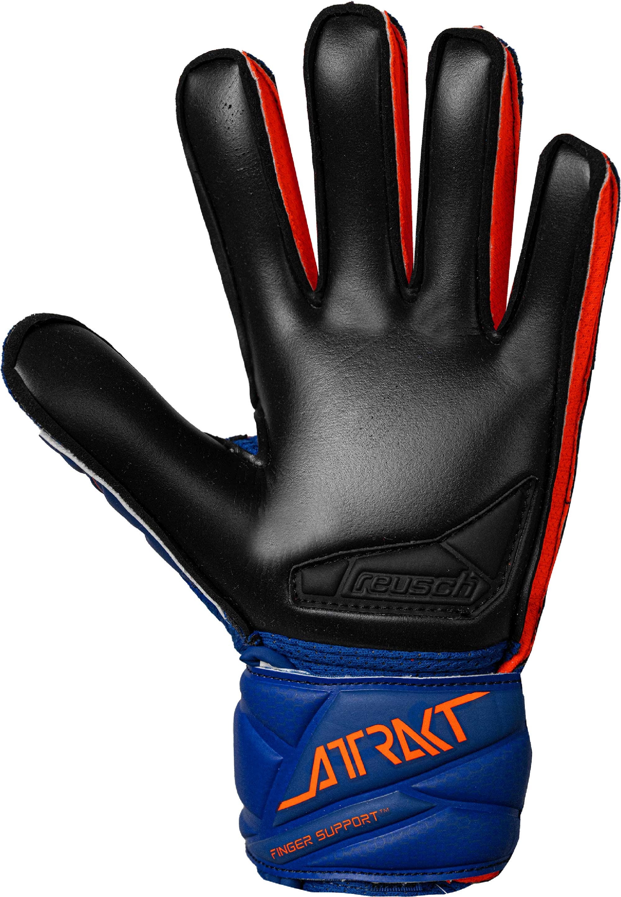 Reusch Torwarthandschuhe »Attrakt Infinity Finger Support Junior« mit integriertem Fingersupport-System
