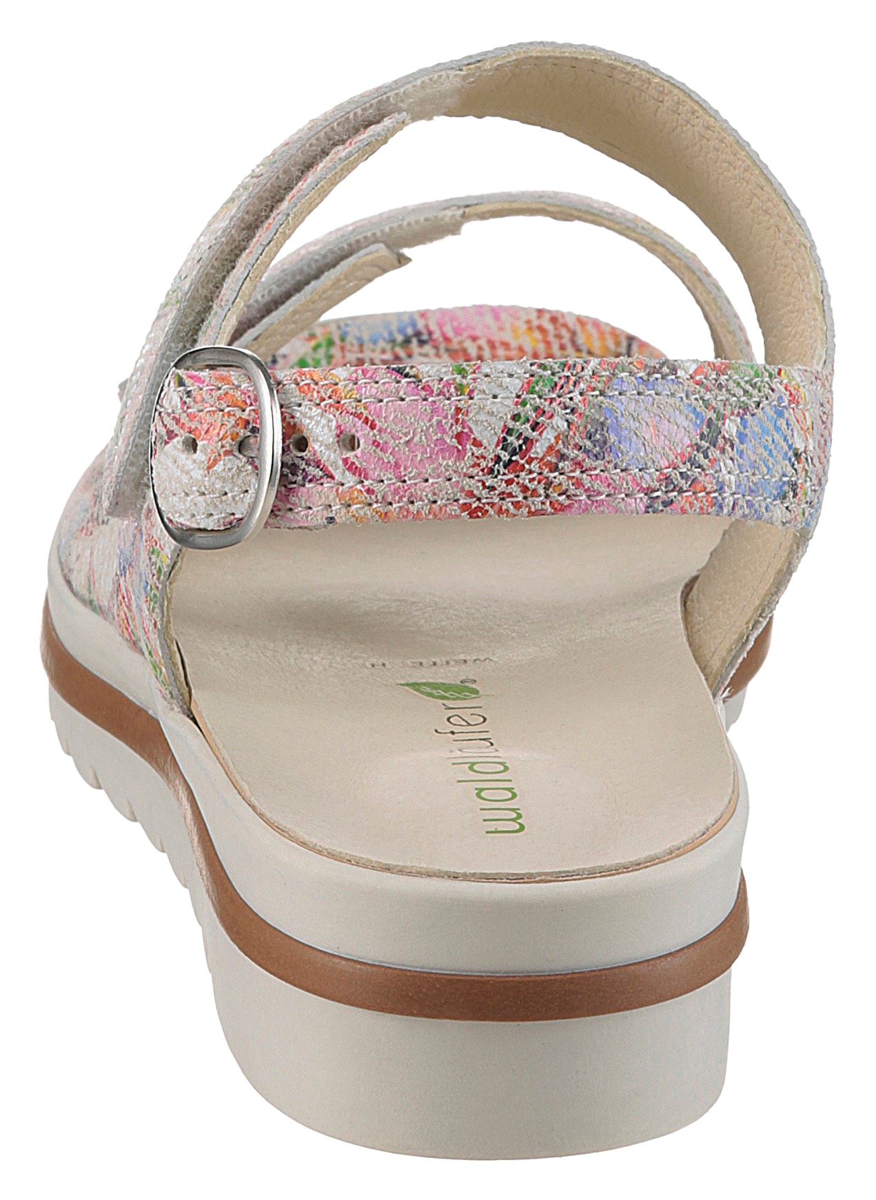 Waldläufer Riemchensandale »HAKURA«, Klettschuh, Sandalette, Keilabsatz, in Komfortweite H (= sehr weit)