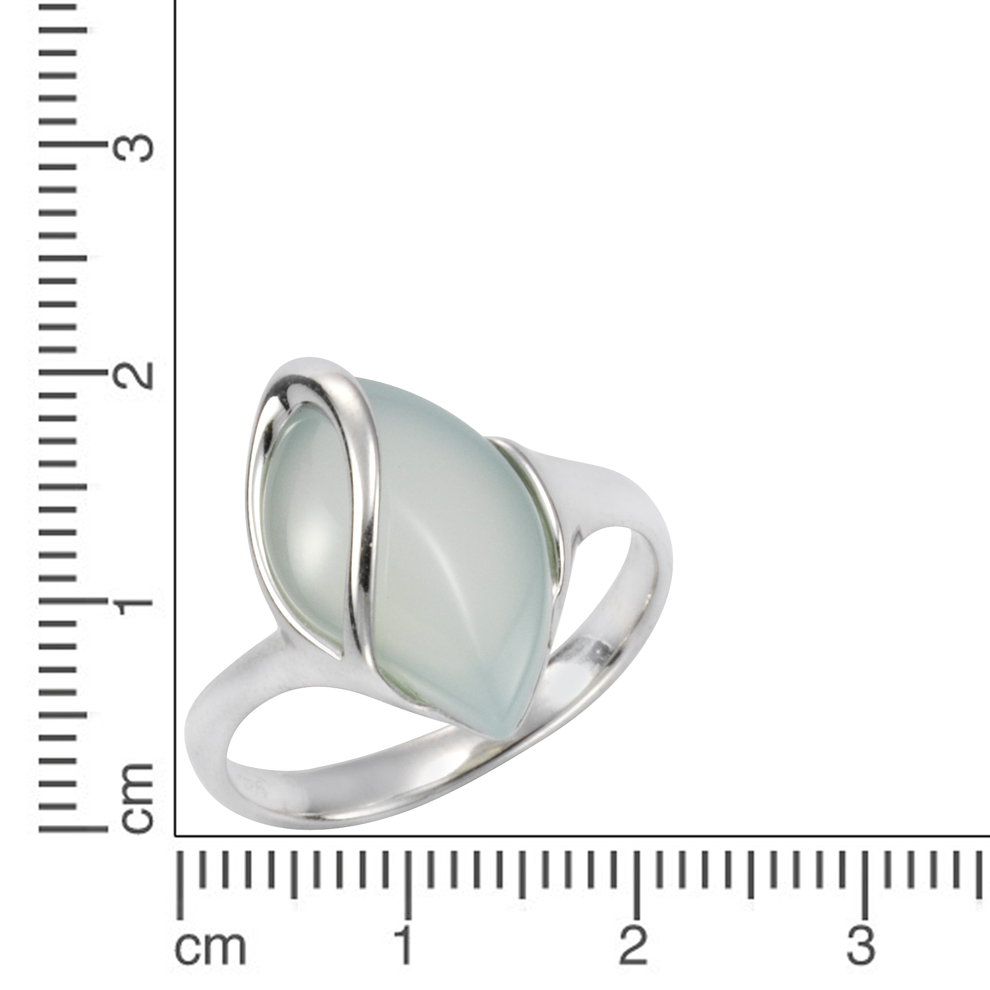 Vivance Fingerring »925/- Sterling Silber Aqua Achat«