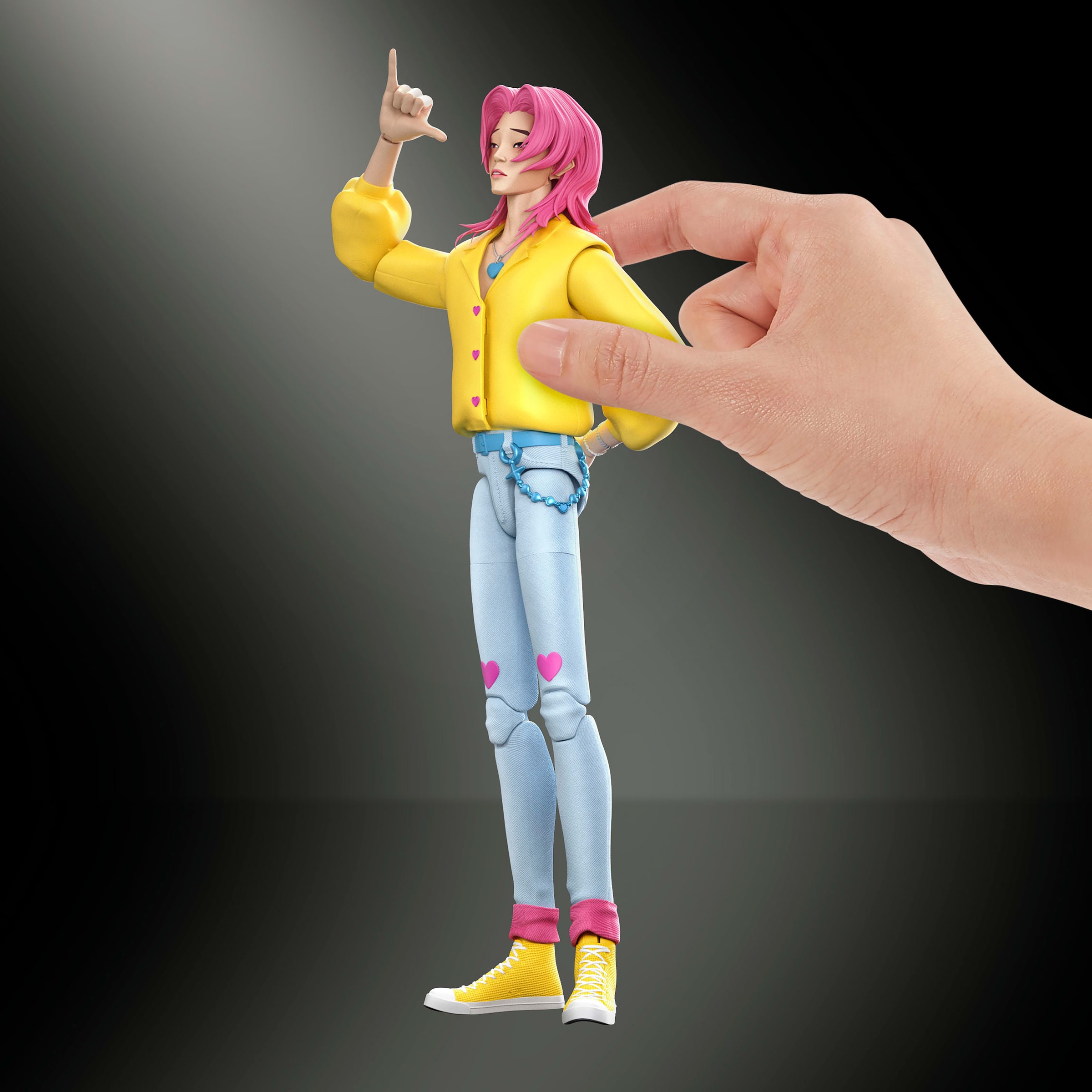 Mattel® Actionfigur »KPop Demon Hunters Saja Boys Romance-Soda Pop« beweglich