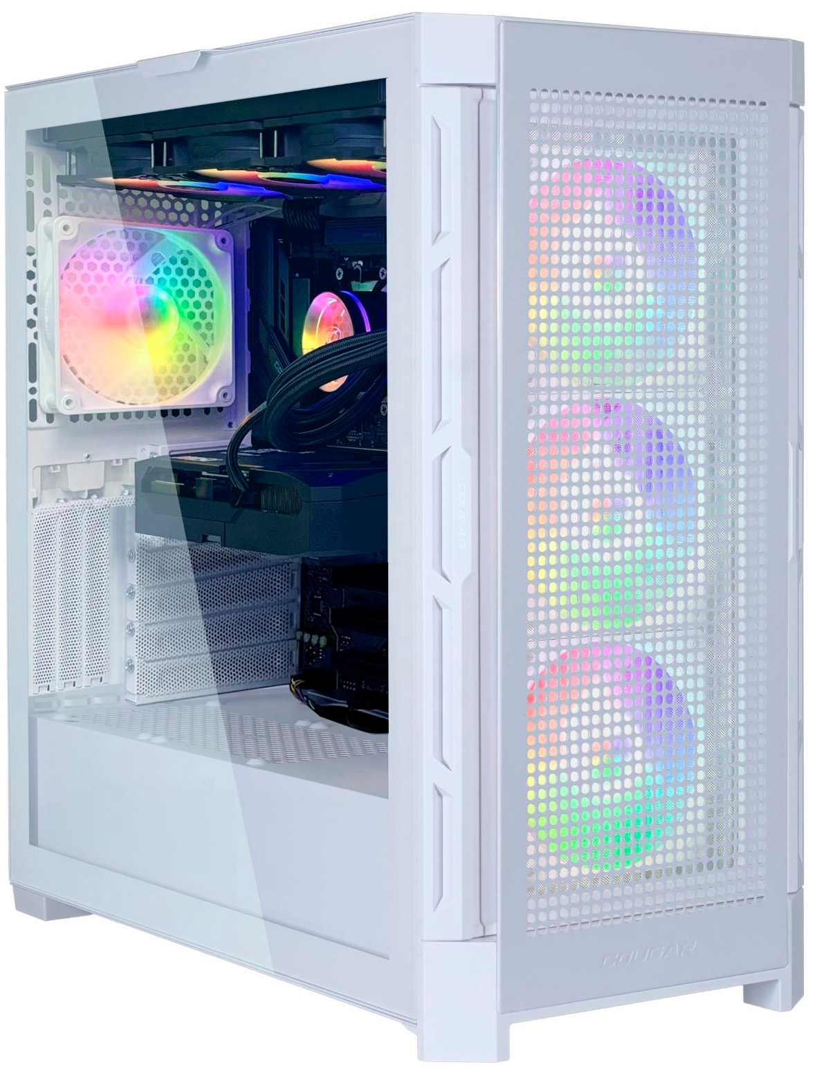 Cougar Gaming-PC-Komplettsystem »MegaDeal DUOFACE PRO WT 2894 Ryzen 7 9700X 32GB 1TB SSD RX 9070 XT« 34 ″ AMD Ryzen 7 Radeon RX 9070 XT 32 GB RAM 1.000 GB SSD Windows 11, DDR5 RAM+ MSI PRO MP341CQW LED-Monitor Curved 86,4 m (34")