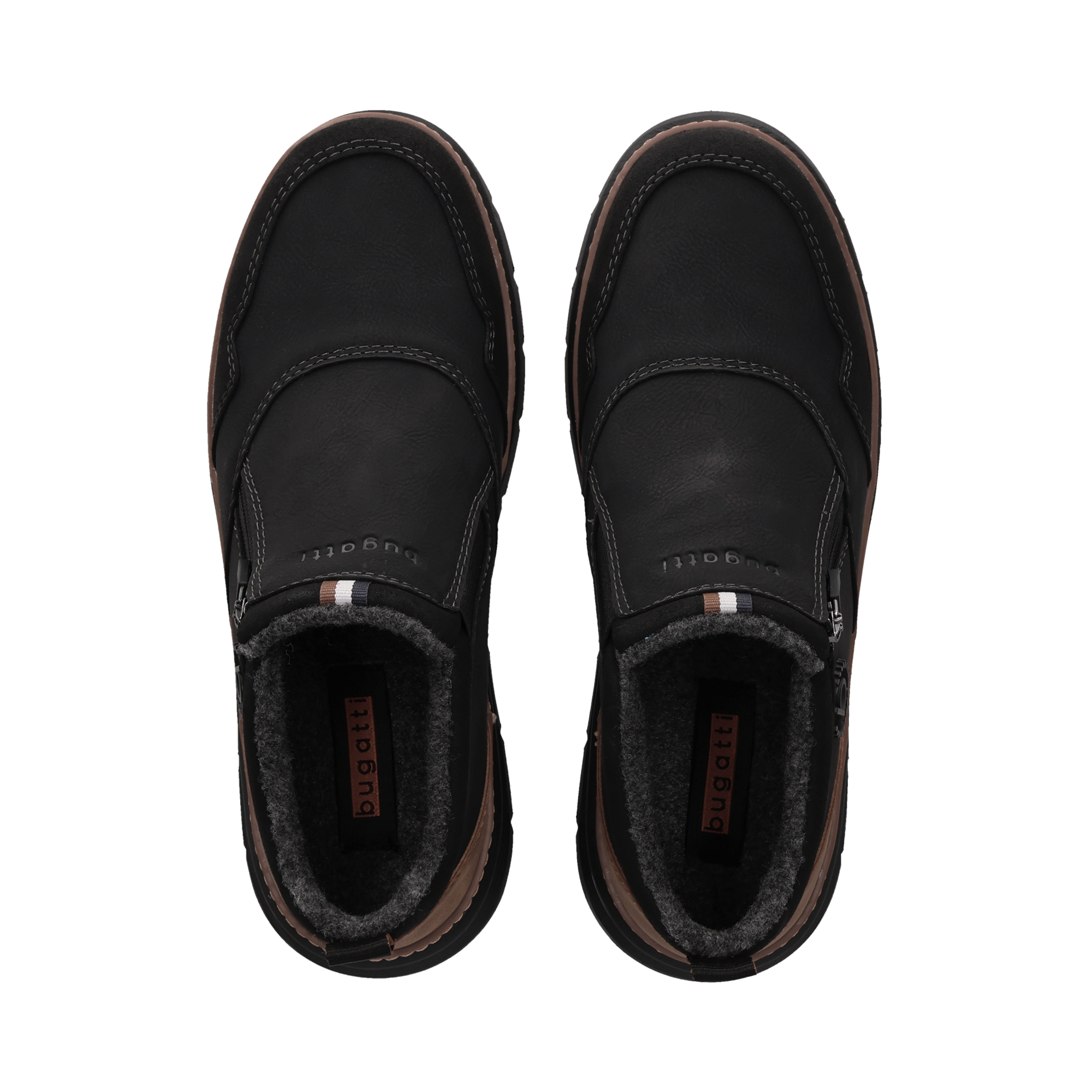 bugatti Slip-On Sneaker  Stiefelette, Boots, High-Top-Sneaker mit Reißverschluss
