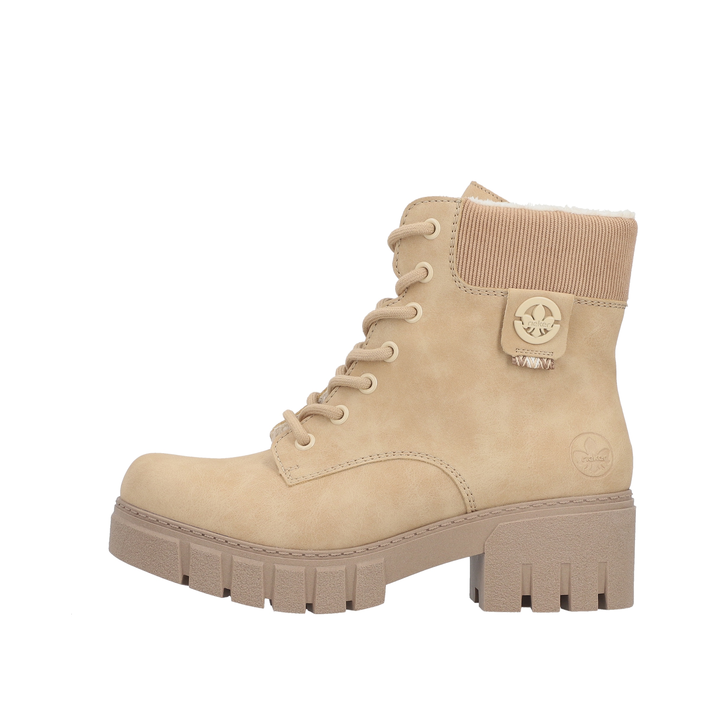 Rieker Schnürboots  Schnürstiefelette, Winterboots mit gepolstertem Schaftrand