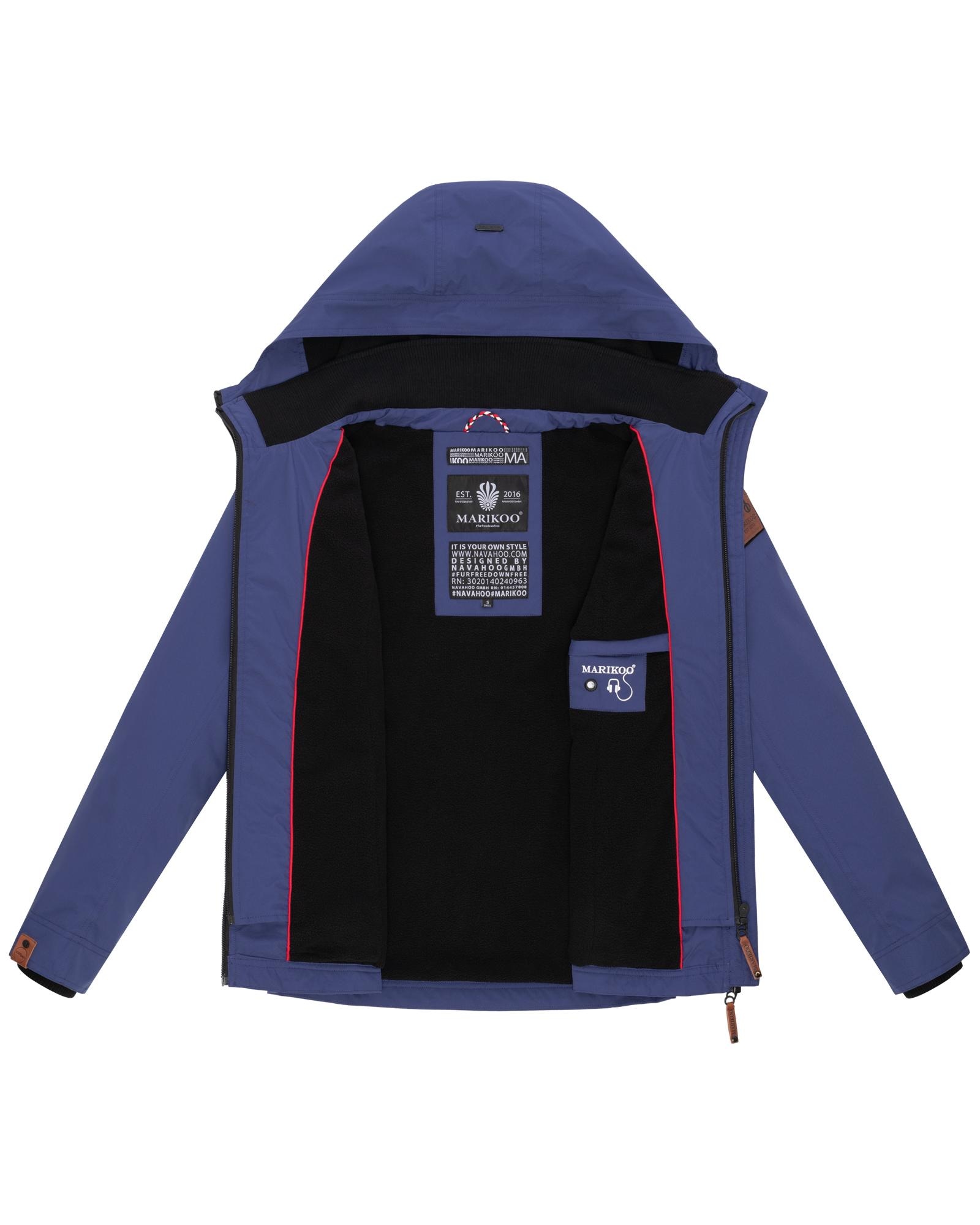Marikoo Outdoorjacke »Erdbeere«, mit Kapuze, sportliche Funktionsjacke mit Kapuze