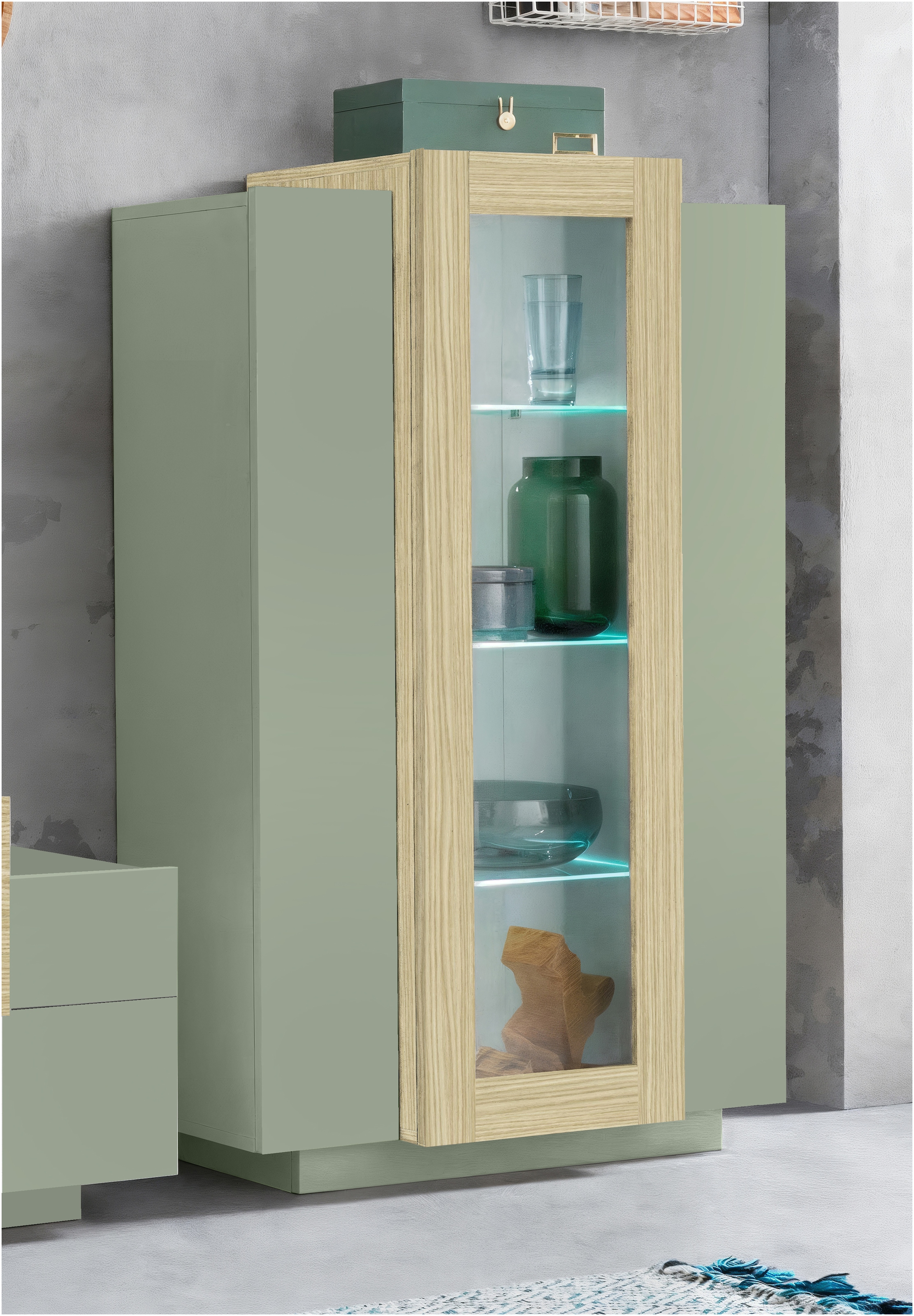 INOSIGN Vitrine "Coro, Vitrine, Glasvitrine, Vitrinenschrank, Stauraumvitri günstig online kaufen