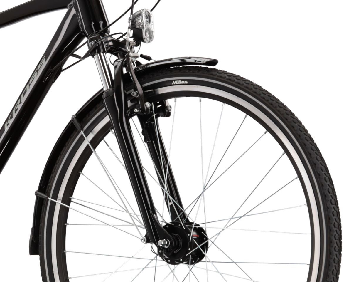 Kross Trekkingrad »Trekkingrad Trans 4.0 schwarz 21 Gänge«, 21 Gang, Shimano, ACERA T3000 Schaltwerk, Kettenschaltung