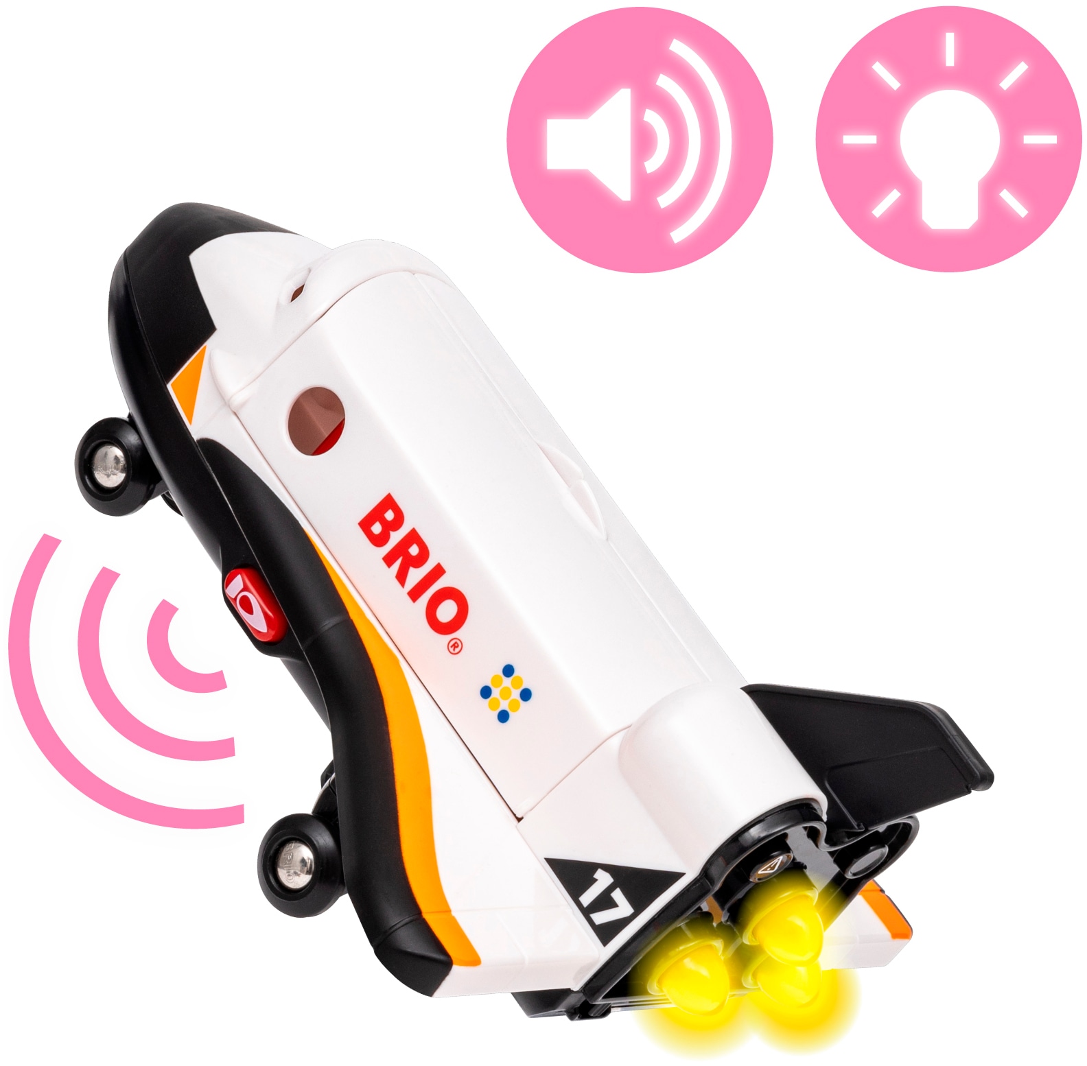 BRIO® Spielzeug-Flugrakete »BRIO® WORLD, Space Shuttle (36150)« mit Licht und Sound