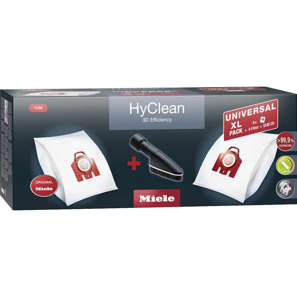 Miele Staubsaugerbeutel »8er- Pack, XL-Pack HyClean 3D Efficiency FJM«