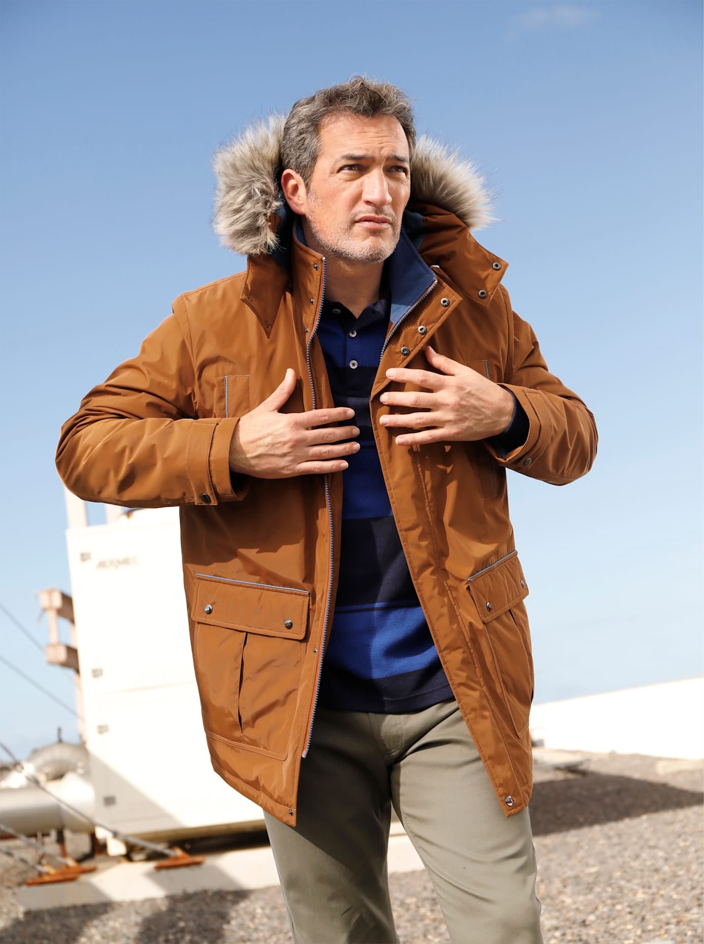 Marco Donati Langjacke, mit Kapuze günstig online kaufen