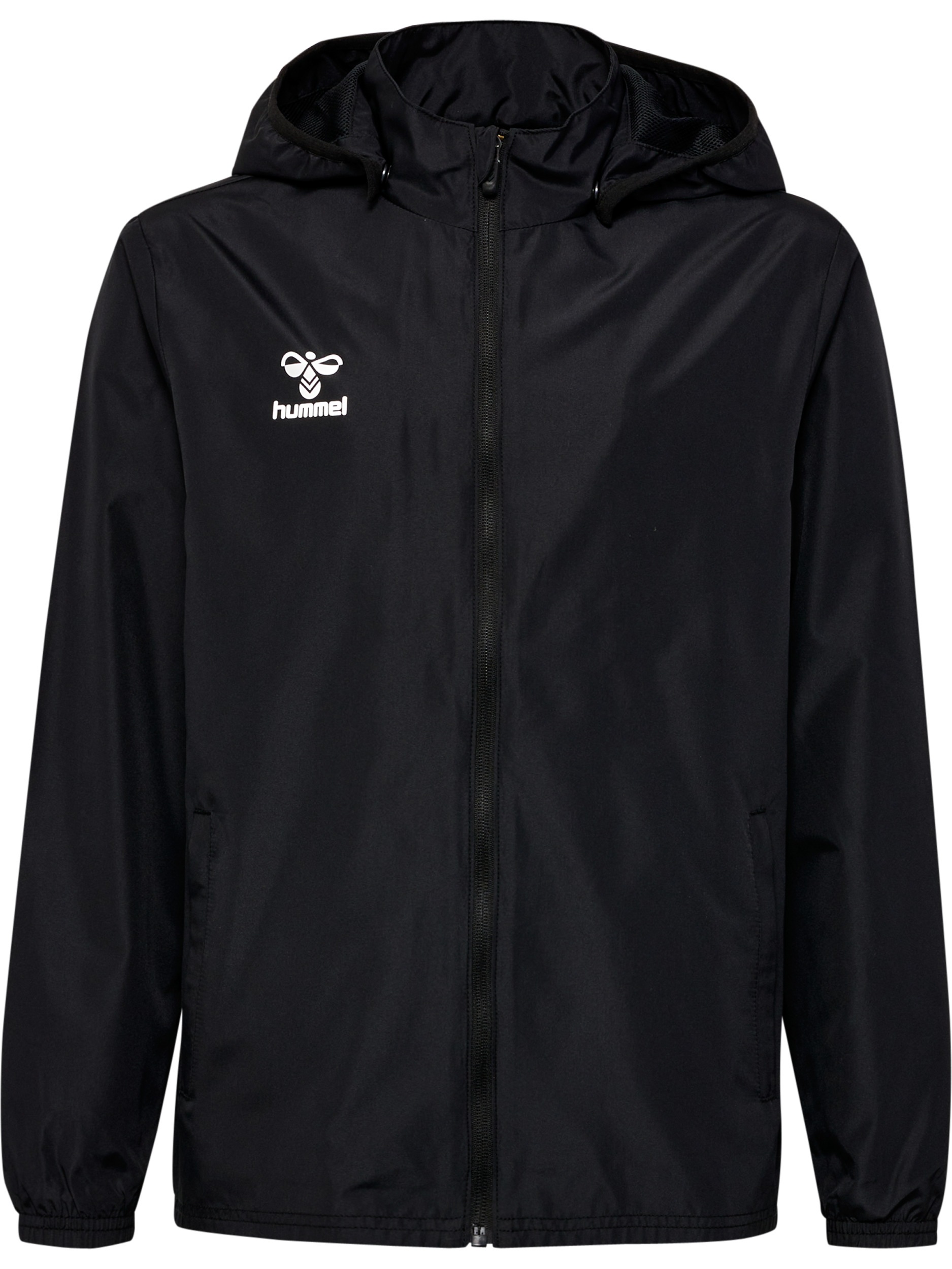 hummel Allwetterjacke "HMLESSENTIAL AW JACKET KIDS" mit Kapuze sportlicher Stil, atmungsaktiv, wasser- und schmutzabweisen Image