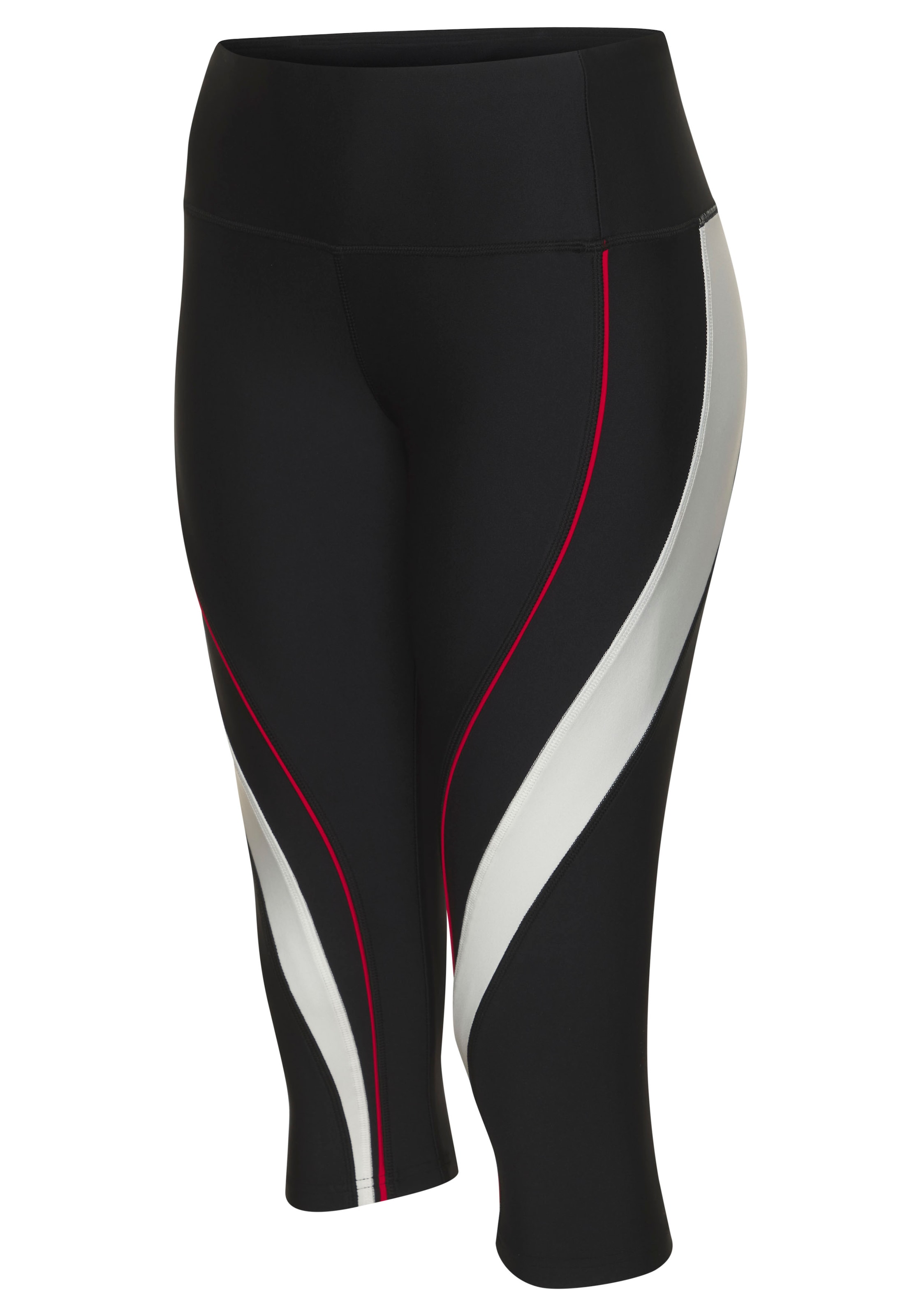 LASCANA ACTIVE Caprihose, mit seitlichem Kontrasteinsatz