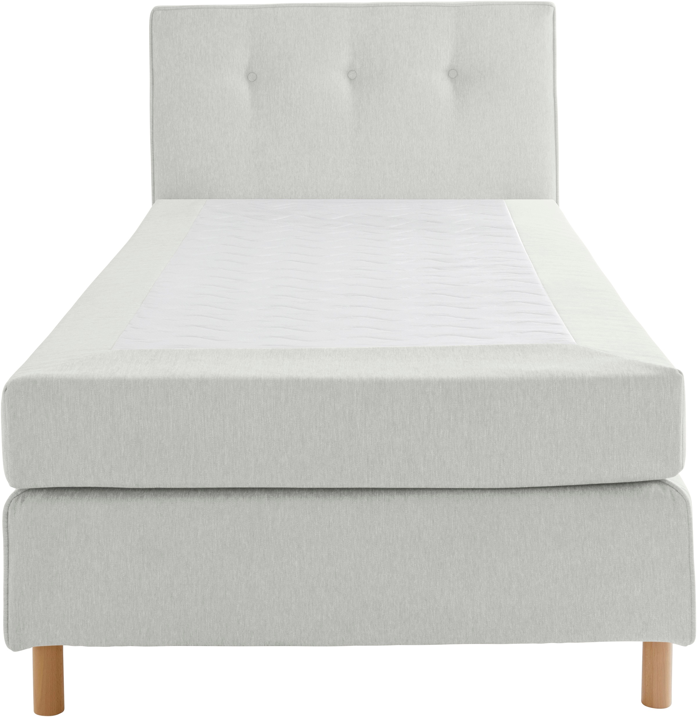 Home affaire Boxspringbett »Heimatblick 100x200cm beliebig erweiterbar zu Doppel- und Familienbett«, Einzelbett, Hotelbett erhältlich in H2,H3 & H4