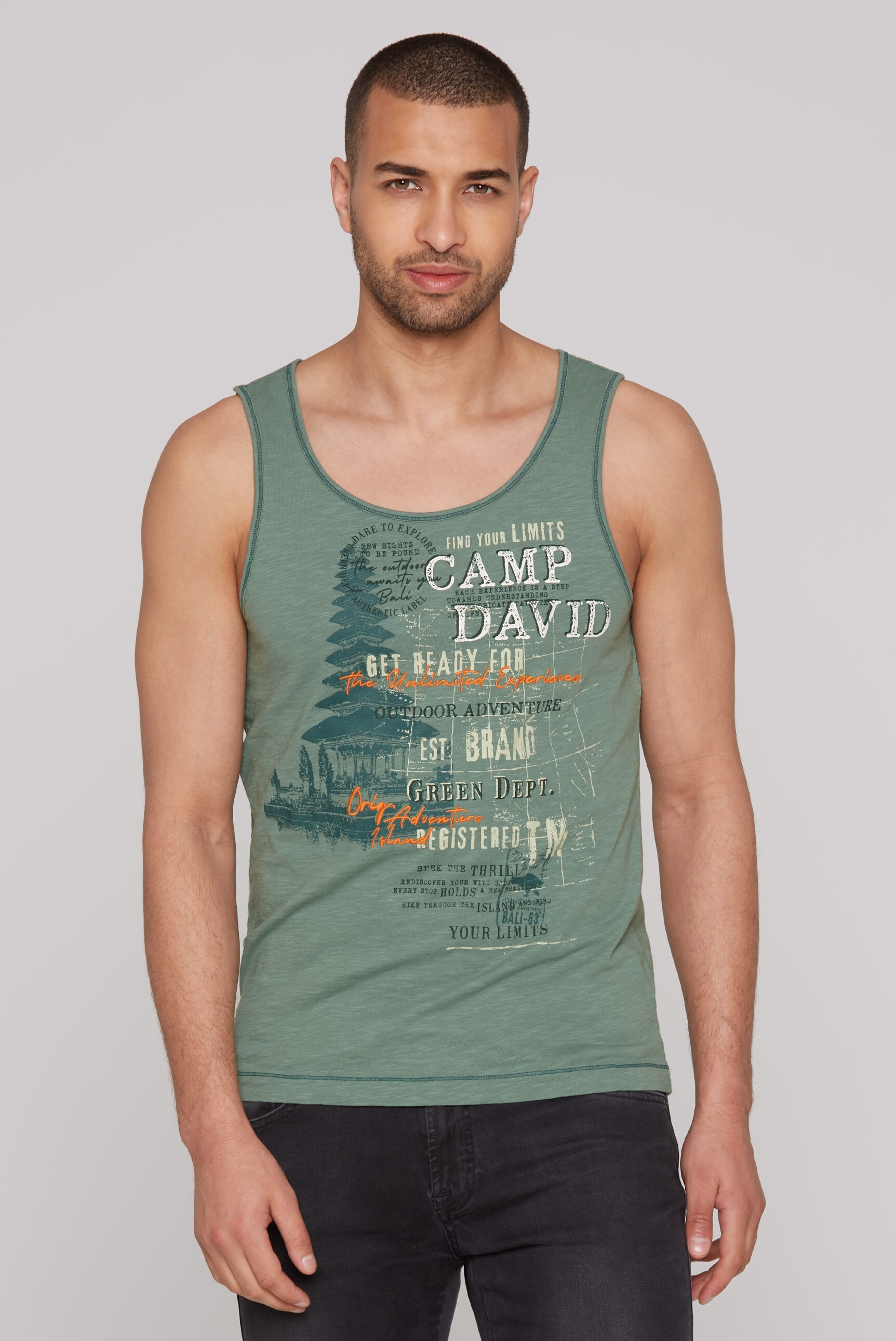 CAMP DAVID Tanktop, aus Baumwolle günstig online kaufen