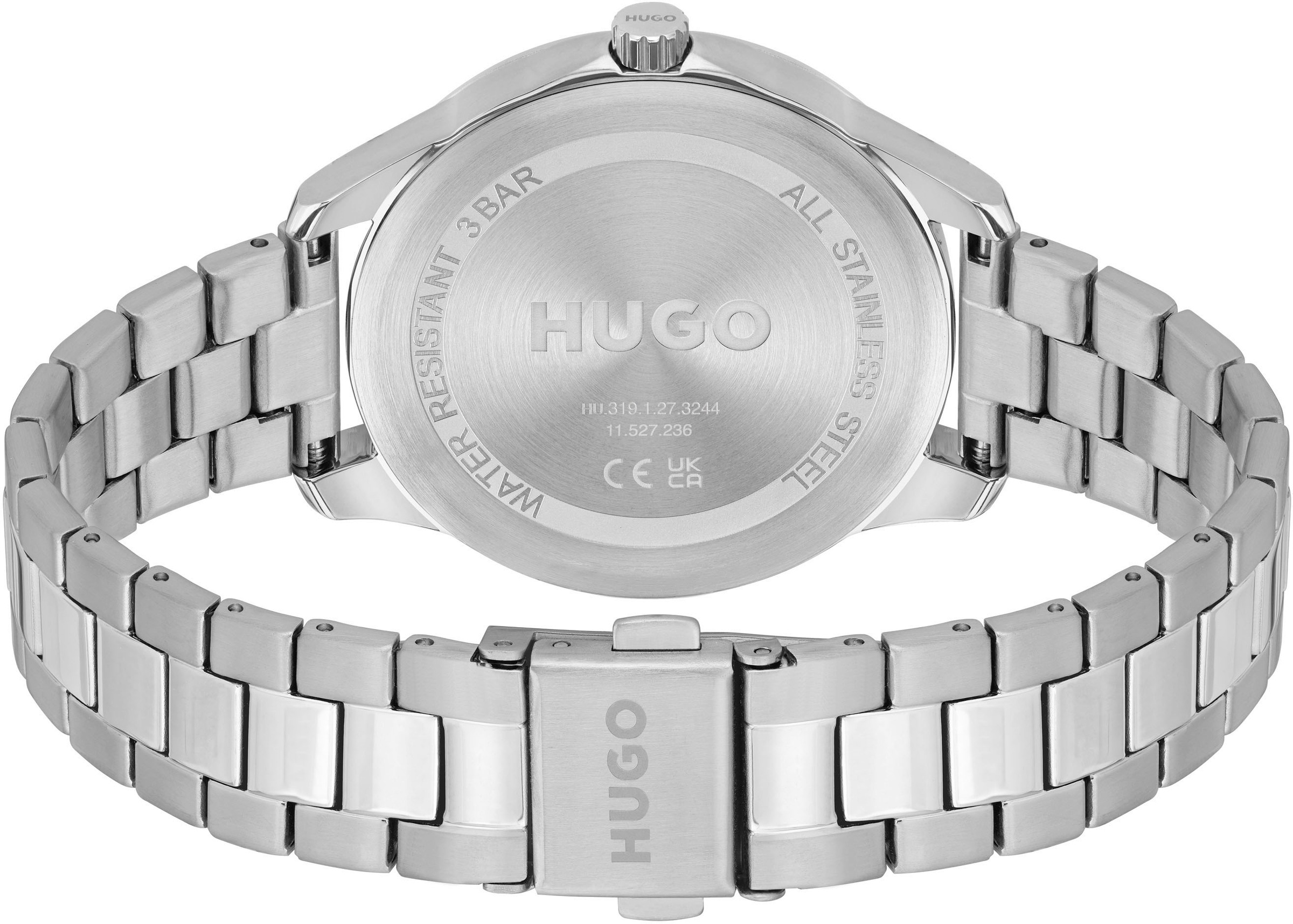 HUGO Quarzuhr »#SHOW, 1540155«, Armbanduhr, Damenuhr, Mineralglas, anlog