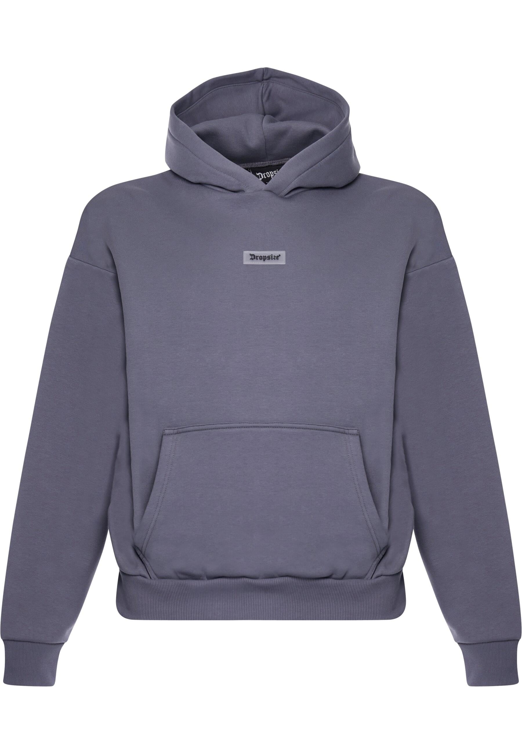Dropsize Kapuzensweatshirt "Dropsize HEAVY OVERSIZE MIDDLE RUBBER PATCH HOO günstig online kaufen