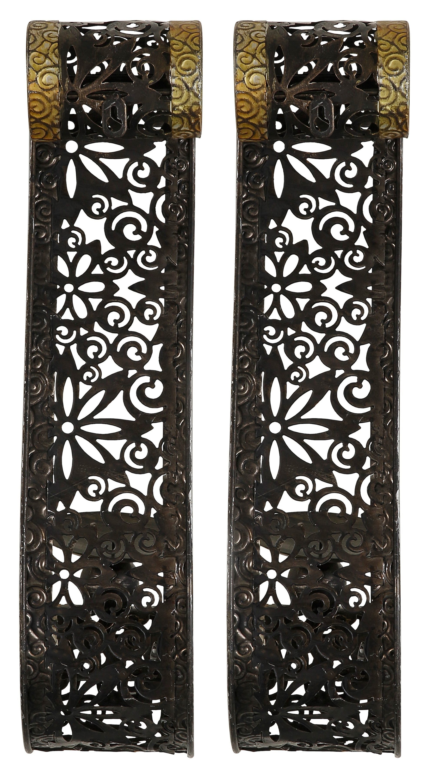 HOFMANN LIVING AND hängend, BAUR Wandkerzenhalter, bestellen aus Wanddeko, (Set, St.), 2 | Kerzenleuchter Metall MORE Antik-Optik