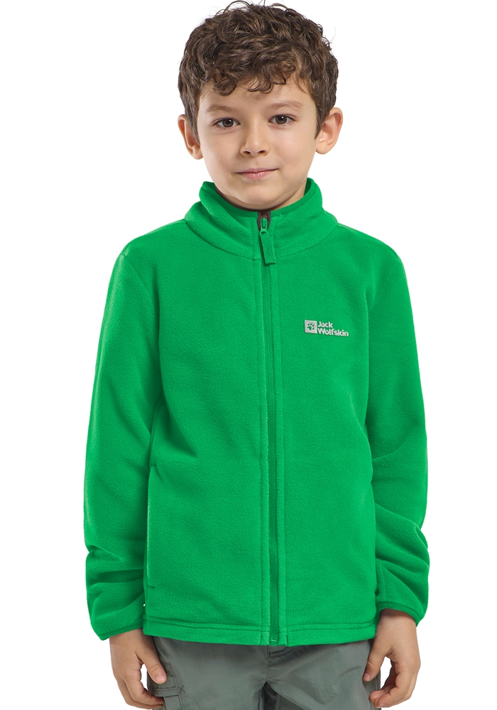 Jack Wolfskin Fleecejacke "TAUNUS JACKET K" hochschließender Kragen, mit Reißverschluss, atmungsaktiv