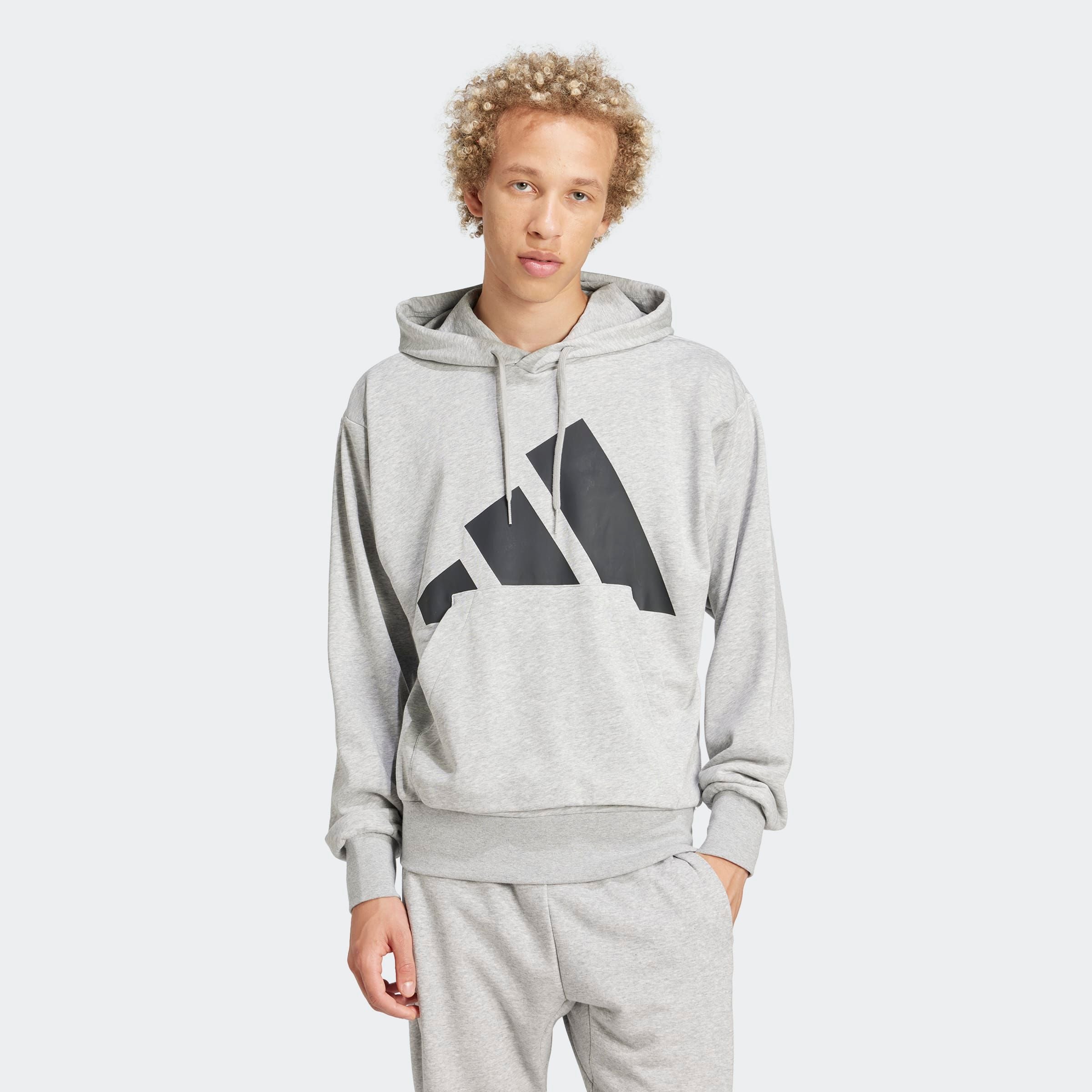 adidas Sportswear "M BL FT HD", mit angesetztem Bündchen am Rumpfabschluss