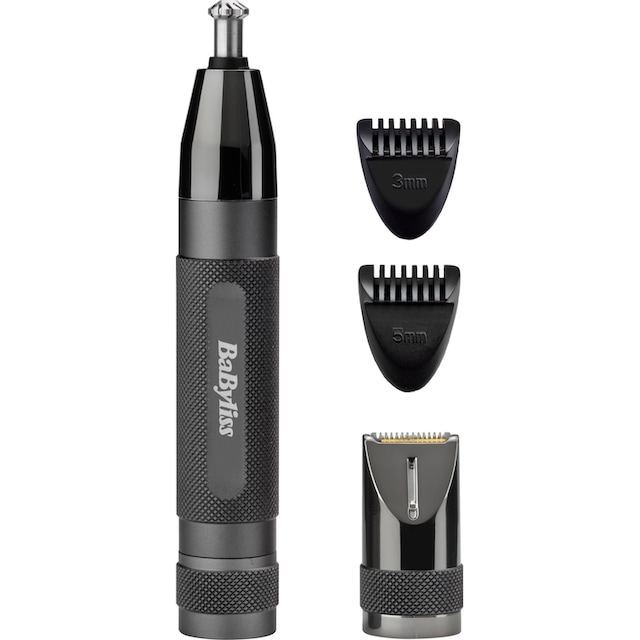 BaByliss Multifunktionstrimmer »Super-X Metal Nasen-, Ohren- &  Augenbrauentrimmer«, 4 Aufsätze | BAUR